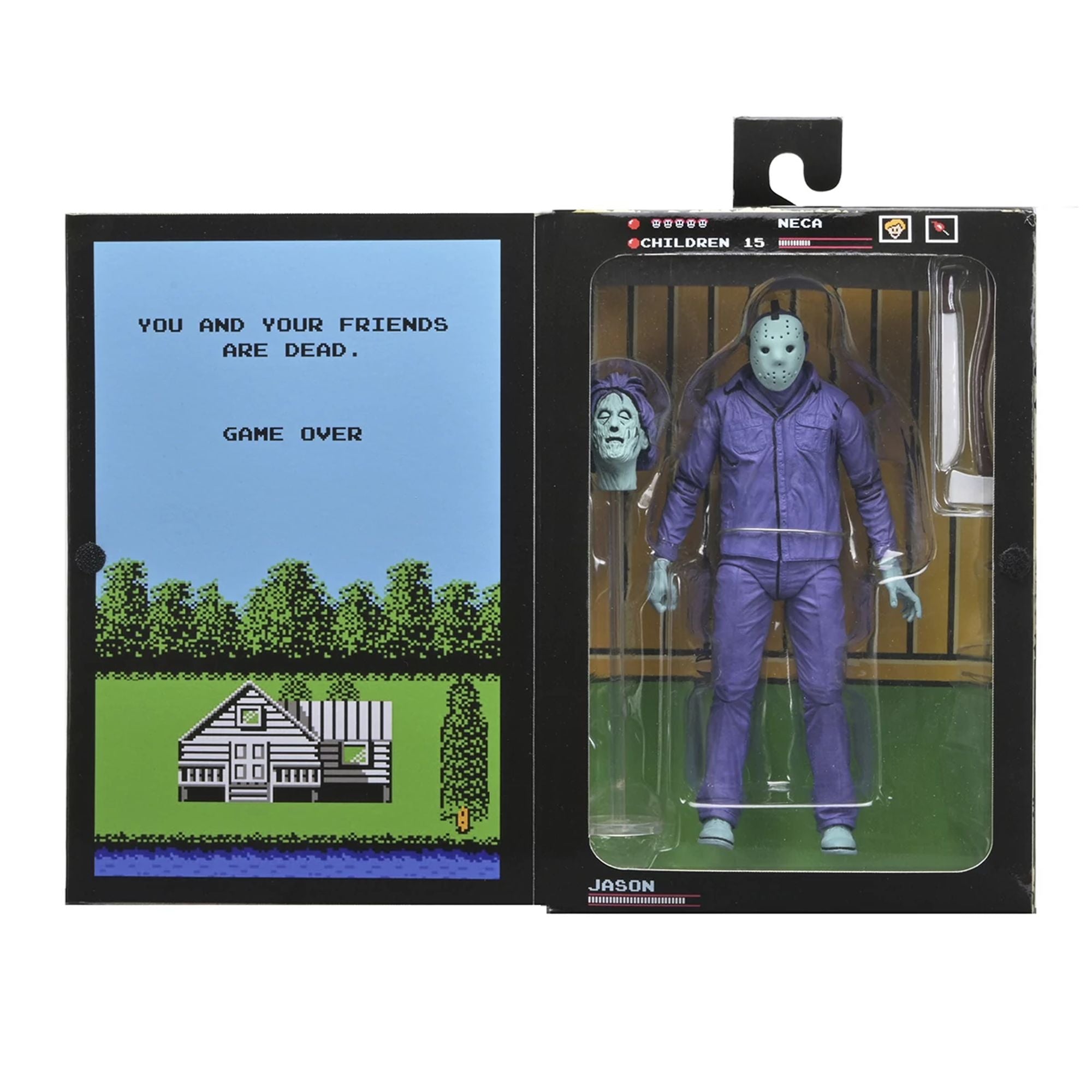 FRIDAY THE 13TH - 7&quot; SCALE FIGURE - JASON (CLASSIC VIDEO GAME APPEARANCE THEME MUSIC)