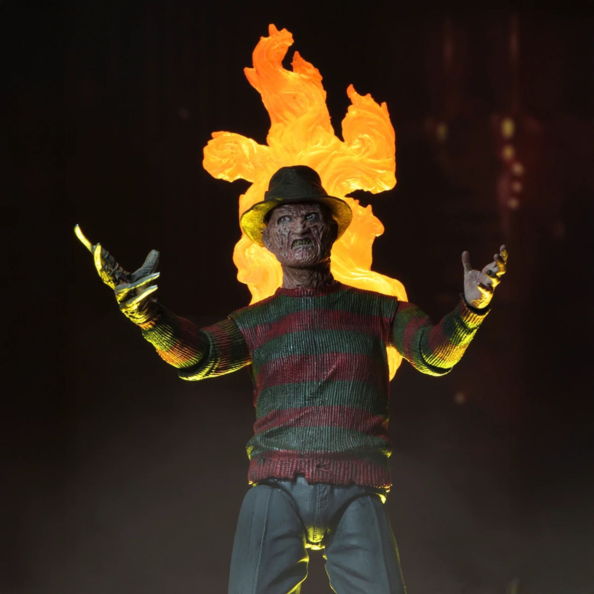 NIGHTMARE ON ELM STREET - 7” ACTION FIGURE - ULTIMATE PART 2 FREDDY