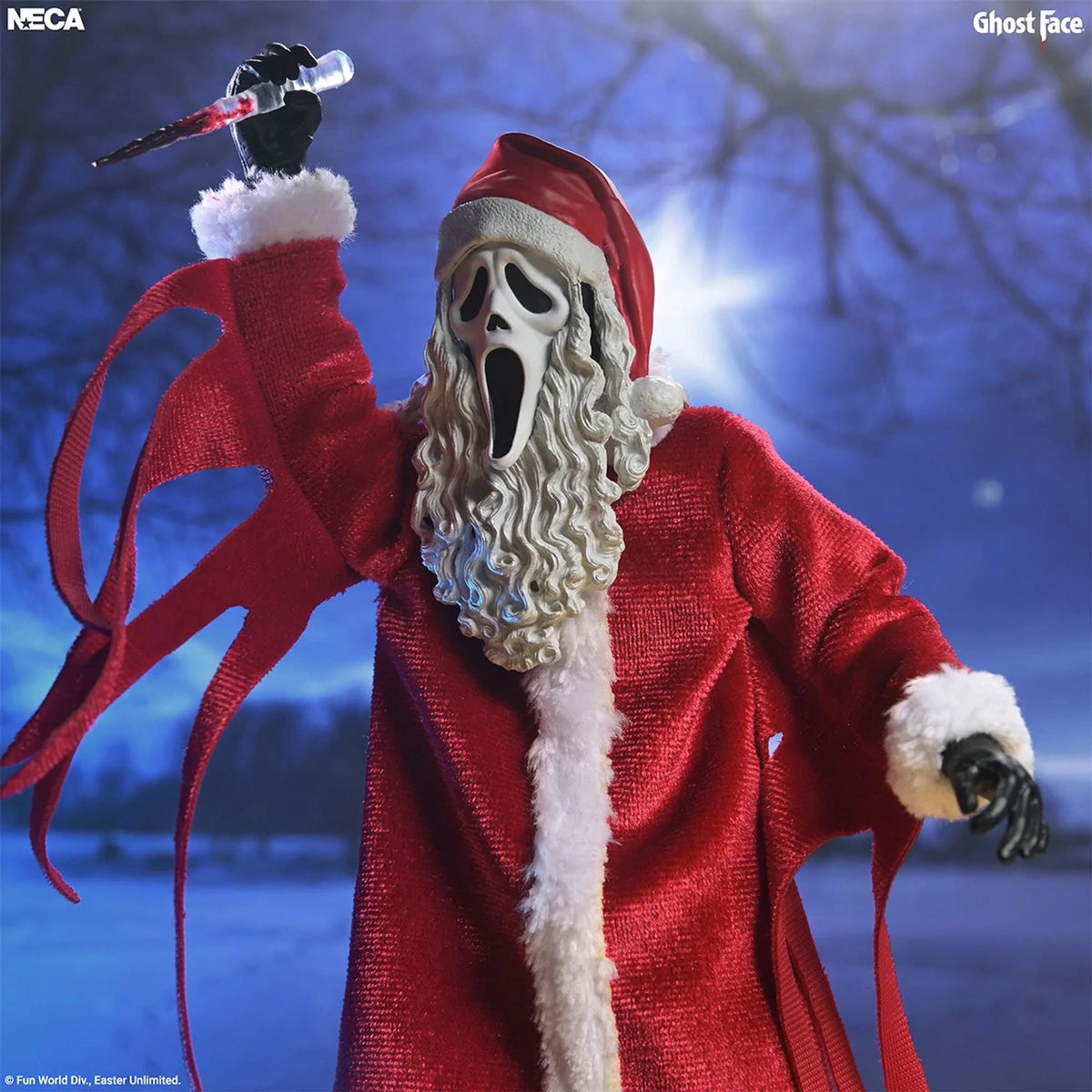 GHOST FACE - 7" SCALE ACTION FIGURE - ULTIMATE SANTA GHOST FACE