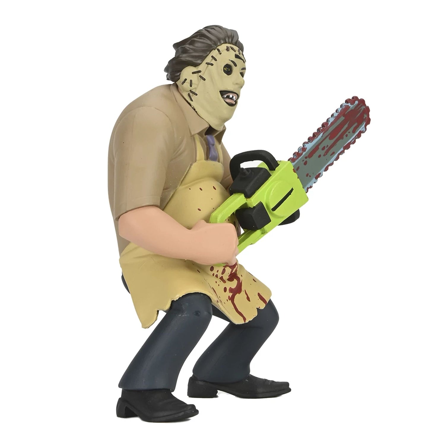 TEXAS CHAINSAW MASSACRE - 6&quot; SCALE ACTION FIGURE - TOONY TERRORS LEATHERFACE (BLOODY)