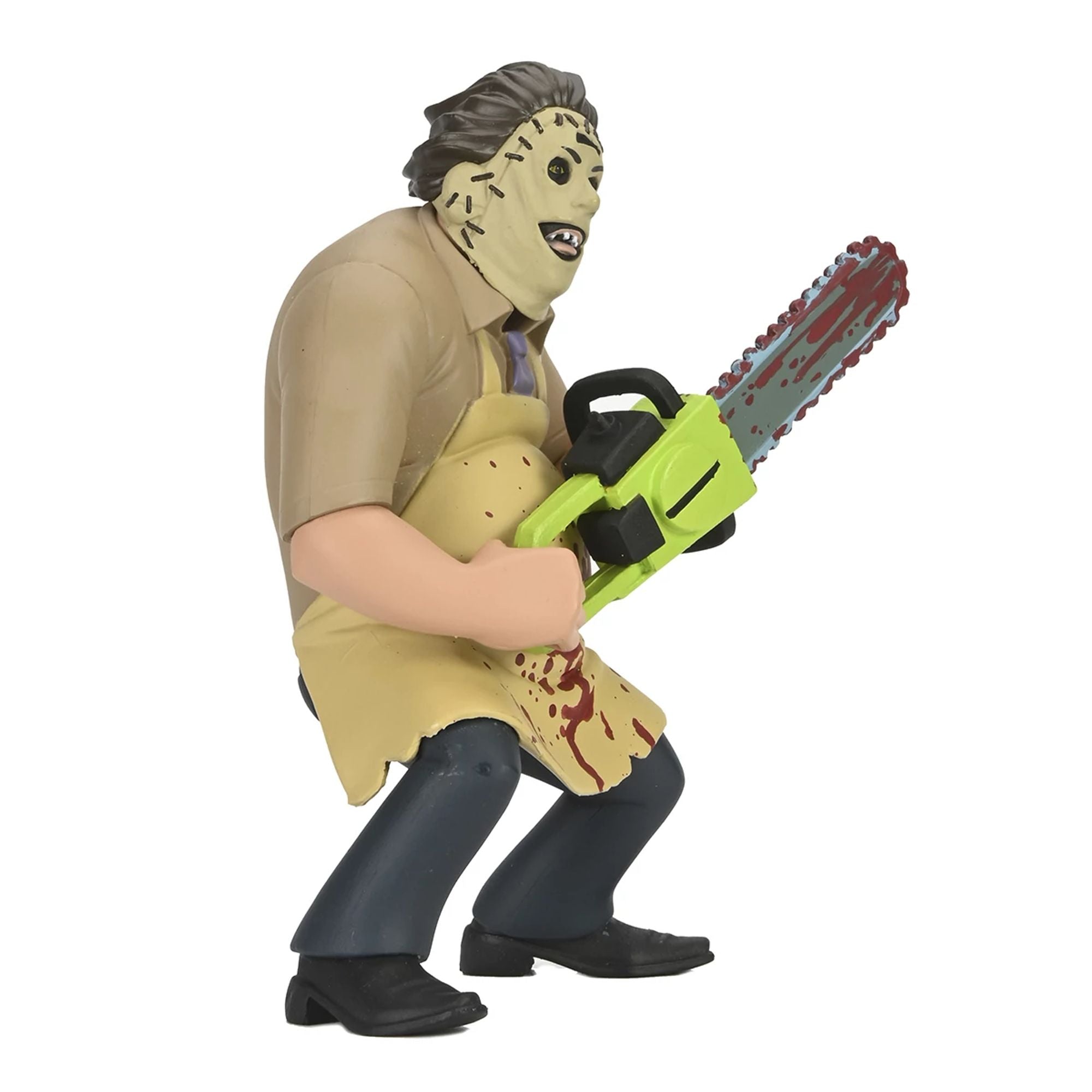 TEXAS CHAINSAW MASSACRE - 6&quot; SCALE ACTION FIGURE - TOONY TERRORS  LEATHERFACE (BLOODY)