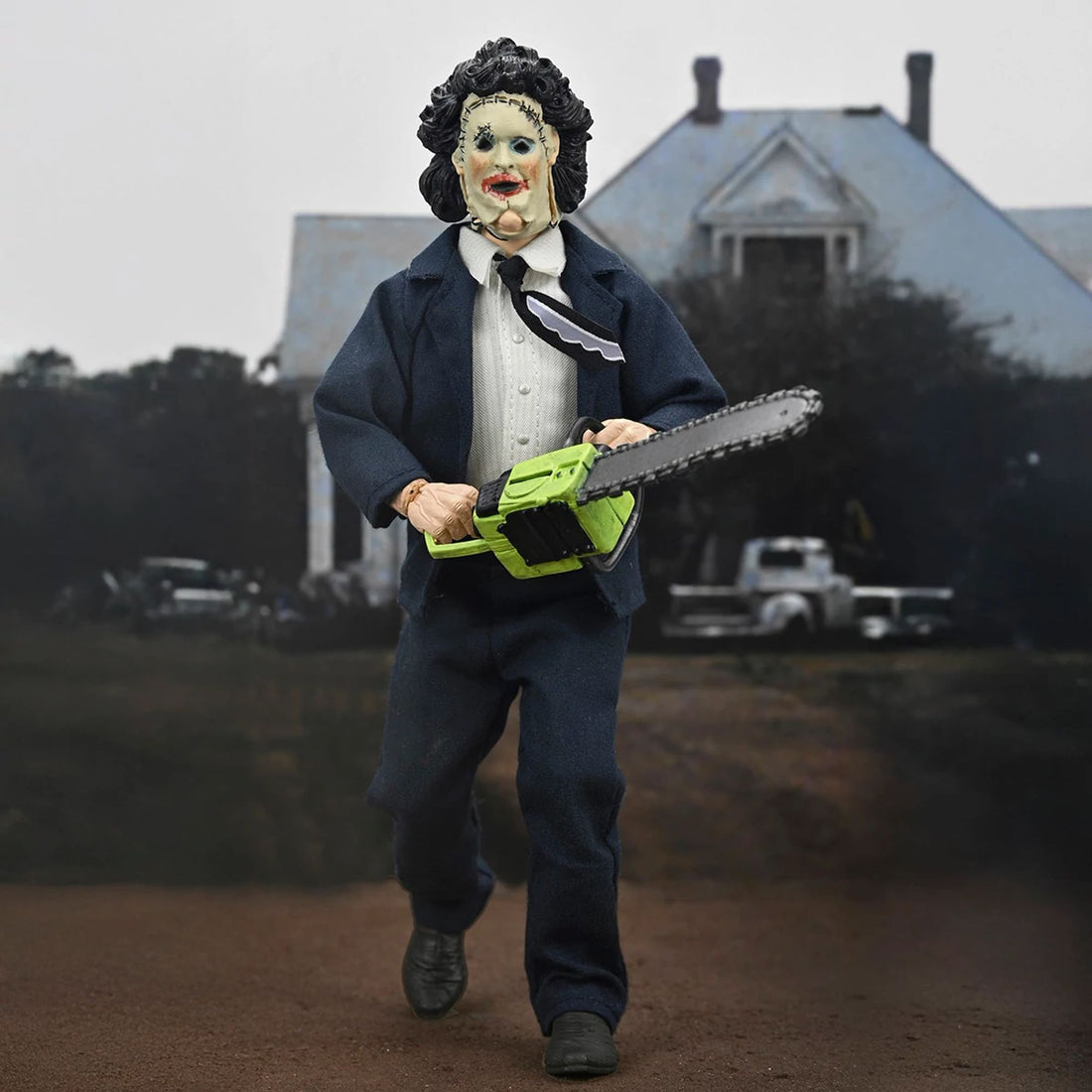 TEXAS CHAINSAW MASSACRE - 8&quot; CLOTHED ACTION FIGURE - 50TH ANNIVERSARY LEATHERFACE (PRETTY WOMAN MASK