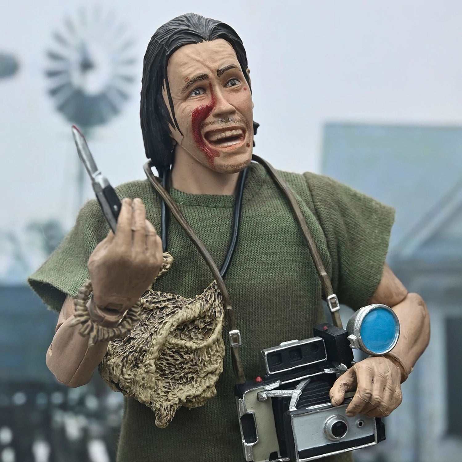 TEXAS CHAINSAW MASSACRE - 8&quot; CLOTHED ACTION FIGURE - 50TH ANNIVERSARY THE HITCHHIKER