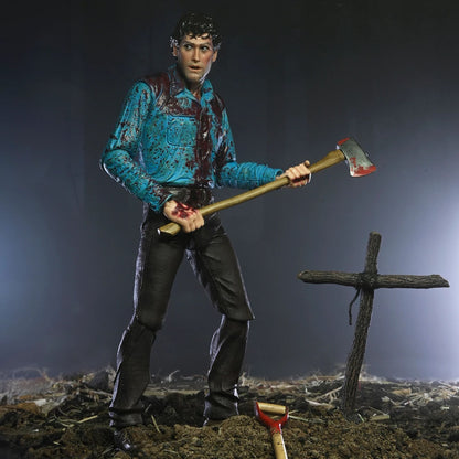 EVIL DEAD - 7” SCALE ACTION FIGURE - ULTIMATE BLOODY ASH &amp; CHERYL WILLIAMS 2 PACK