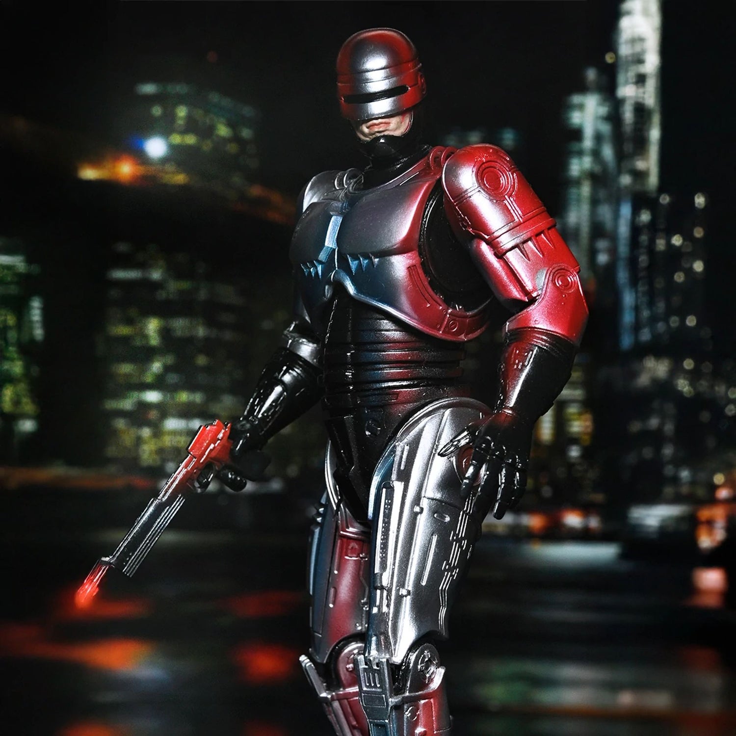 ROBOCOP – 7” SCALE ACTION ROBOCOP - 7&quot; SCALE ACTION FIGURE - ULTIMATE ROBOCOP &quot;POSTER HOMAGE&quot;