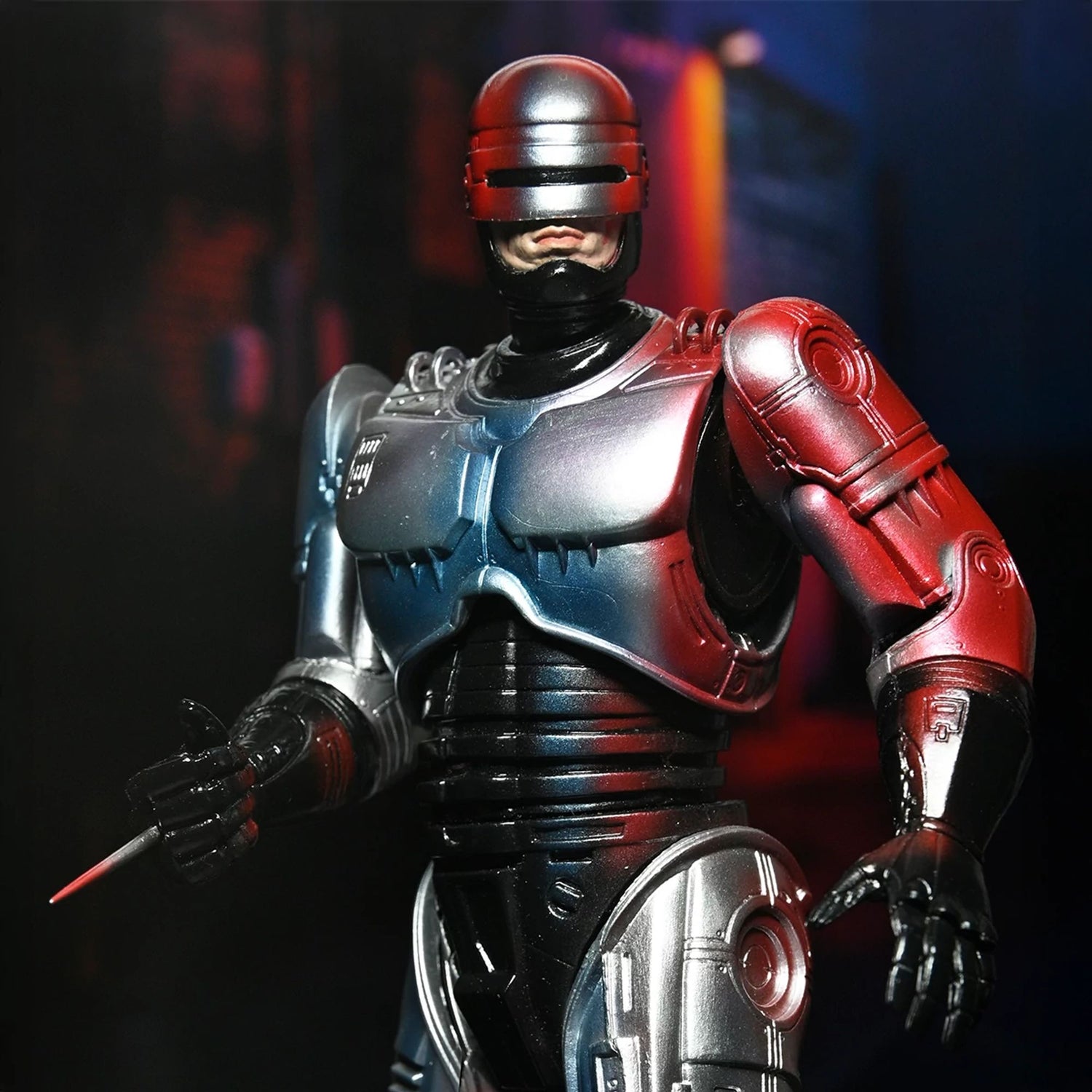 ROBOCOP – 7” SCALE ACTION ROBOCOP - 7&quot; SCALE ACTION FIGURE - ULTIMATE ROBOCOP &quot;POSTER HOMAGE&quot;