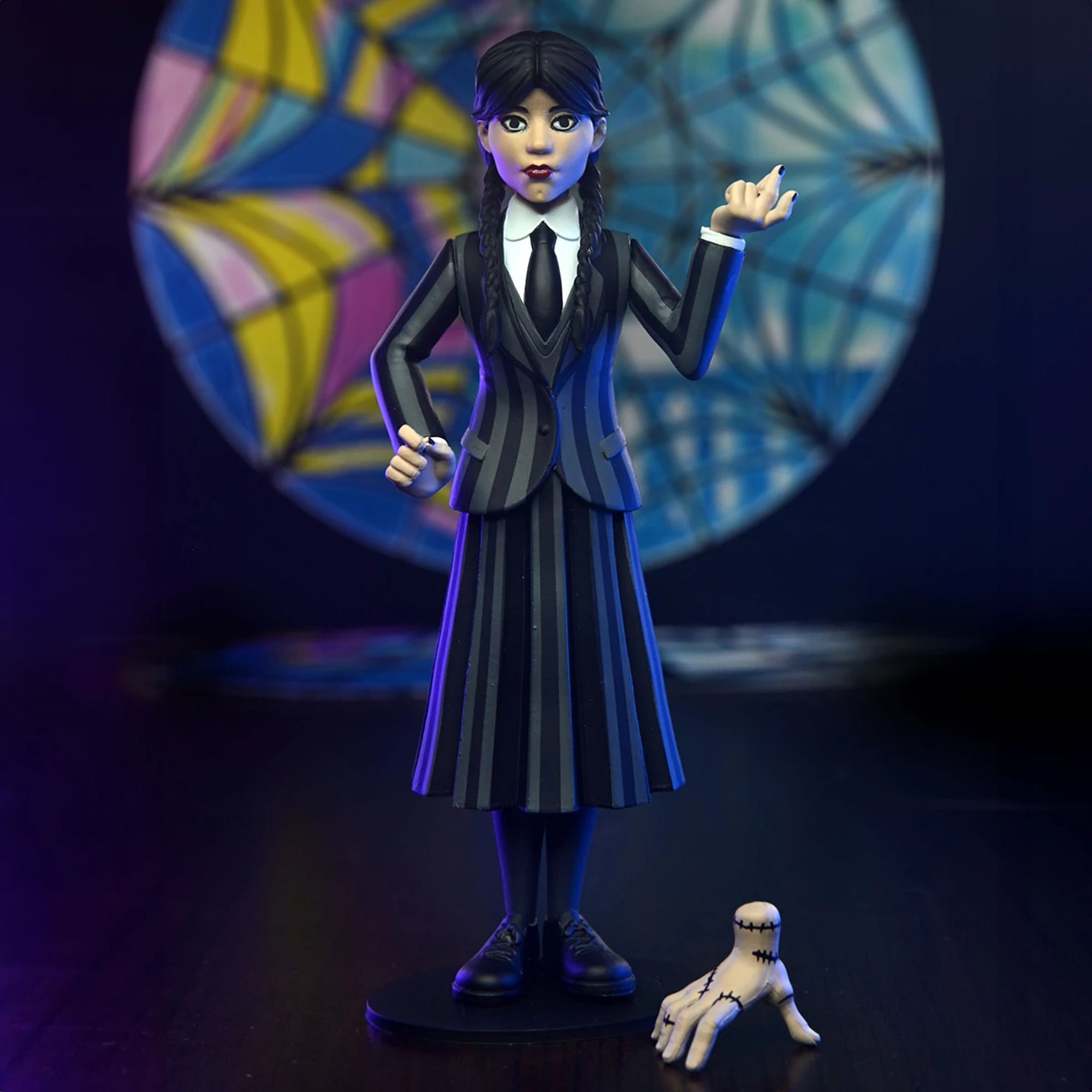 WEDNESDAY - 6” ACTION FIGURE - TOONY TERRORS WEDNESDAY ADAMS (NEVERMORE ACADEMY)