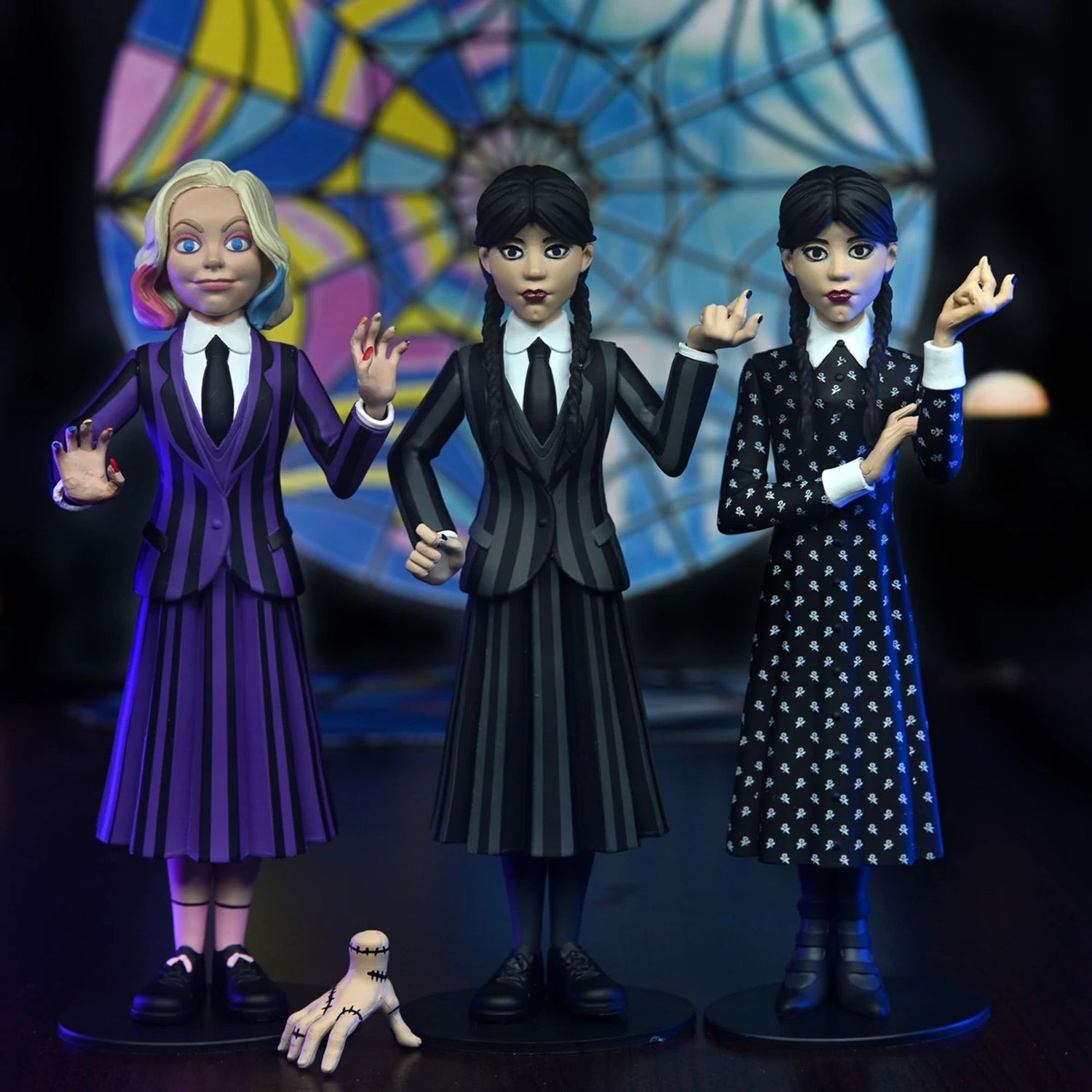 WEDNESDAY - 6” ACTION FIGURE - TOONY TERRORS WEDNESDAY ADAMS (NEVERMORE ACADEMY)