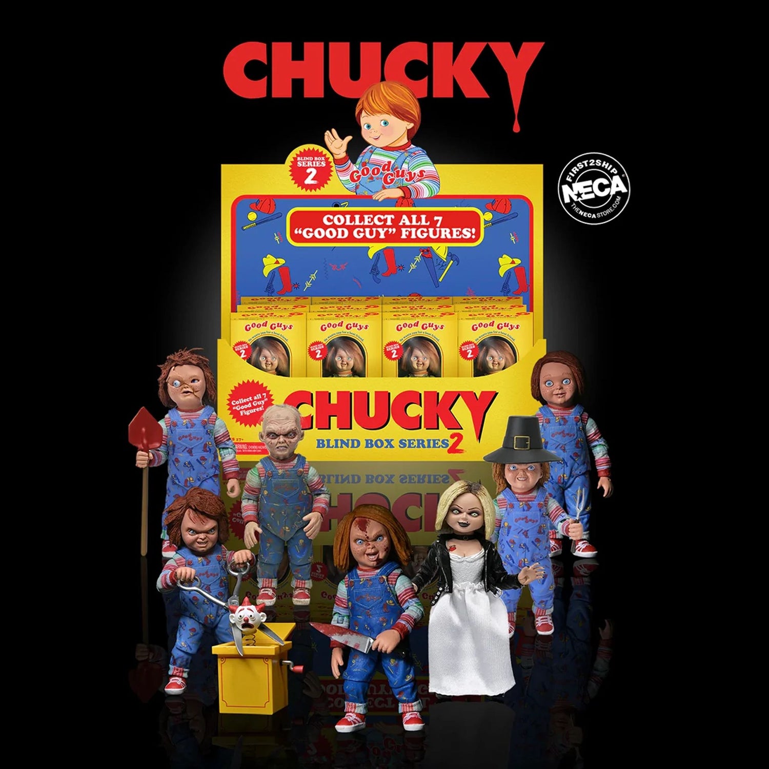 CHUCKY (TV SERIES) - 7” SCALE ACTION FIGURE - "GOOD GUY" BLIND BOX SERIES 2