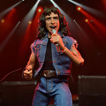 BON SCOTT 8” CLOTHED ACTION FIGURE - BON SCOTT RETRO FIGURE