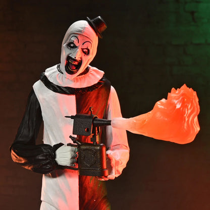 TERRIFIER 2 - 7" SCALE ACTION FIGURE - ULTIMATE ART THE CLOWN &amp; LITTLE PALE GIRL 2 PACK