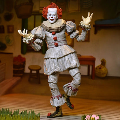 WELCOME TO DERRY - 7&quot; SCALE ACTION FIGURE - ULTIMATE BOB GRAY AS PENNYWISE