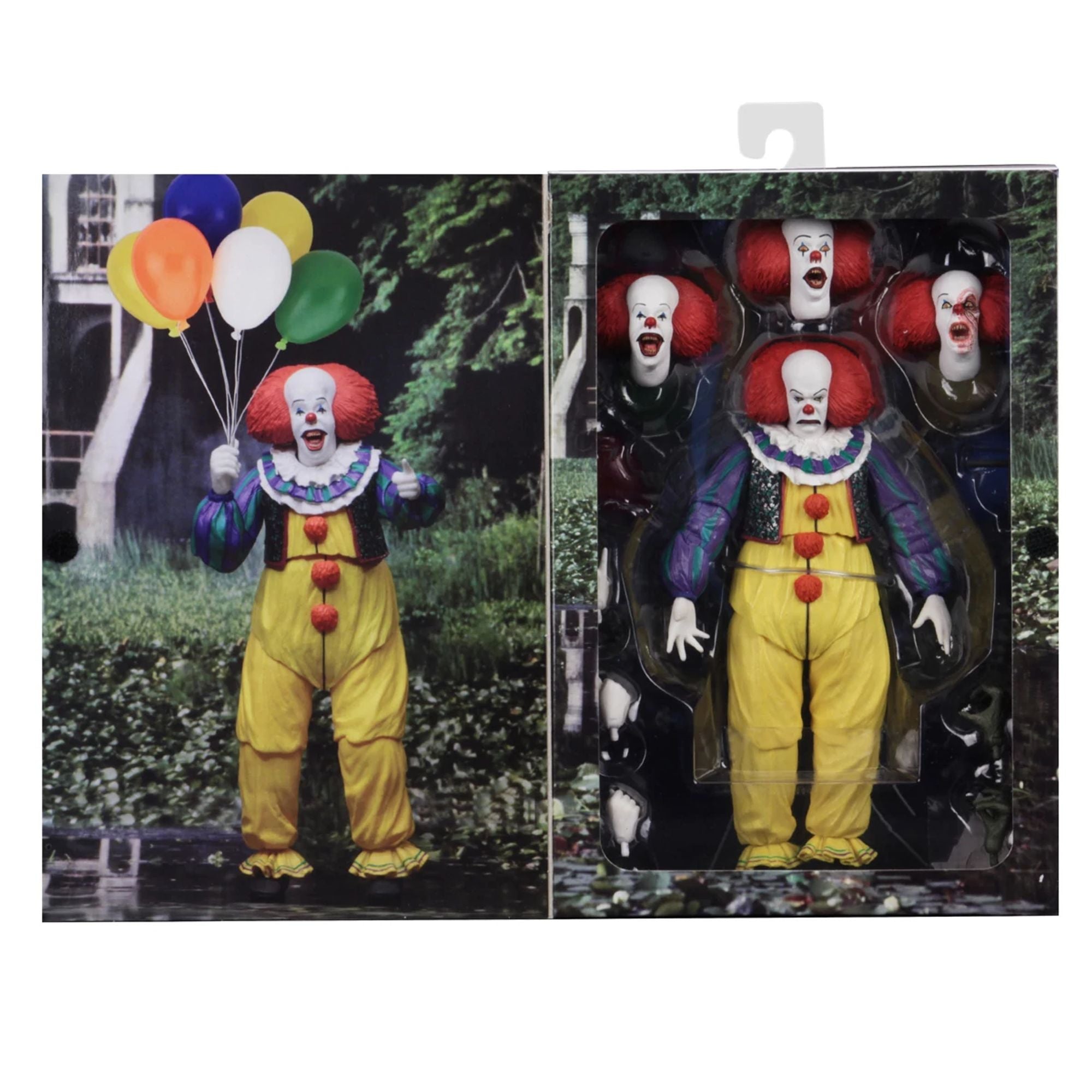 IT - 7&quot; SCALE ACTION FIGURE - ULTIMATE PENNYWISE (1990)
