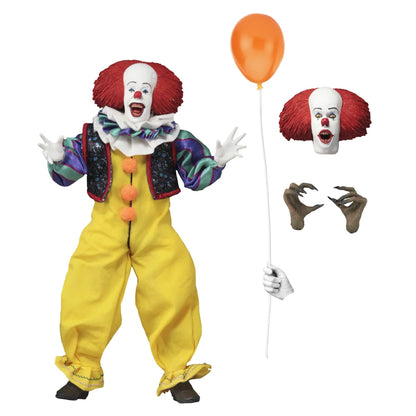 IT - 8&quot; CLOTHED ACTION FIGURE - PENNYWISE (1990)