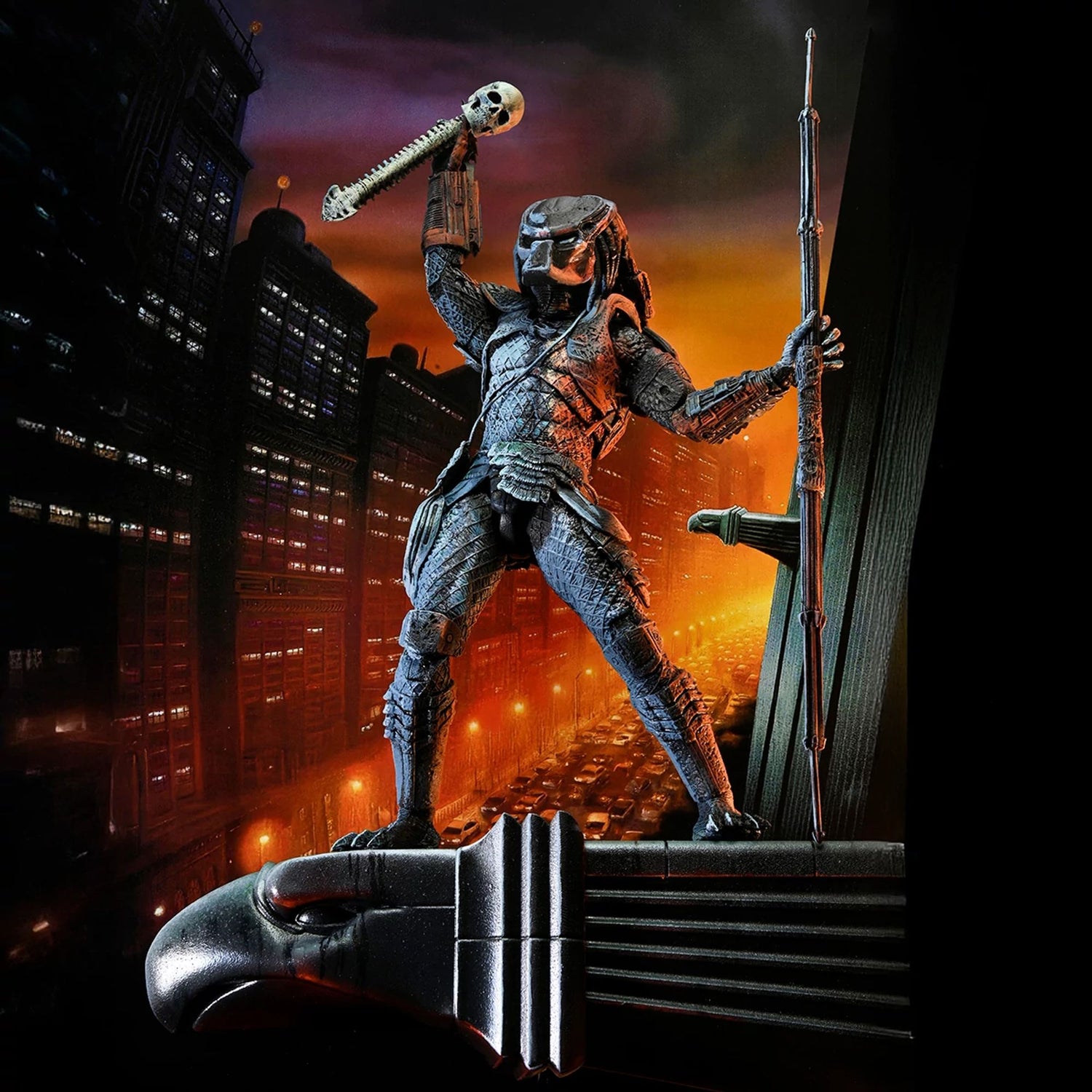 PREDATOR 2 - 7” SCALE ACTION FIGURE - CITY HUNTER POSTER SERIES