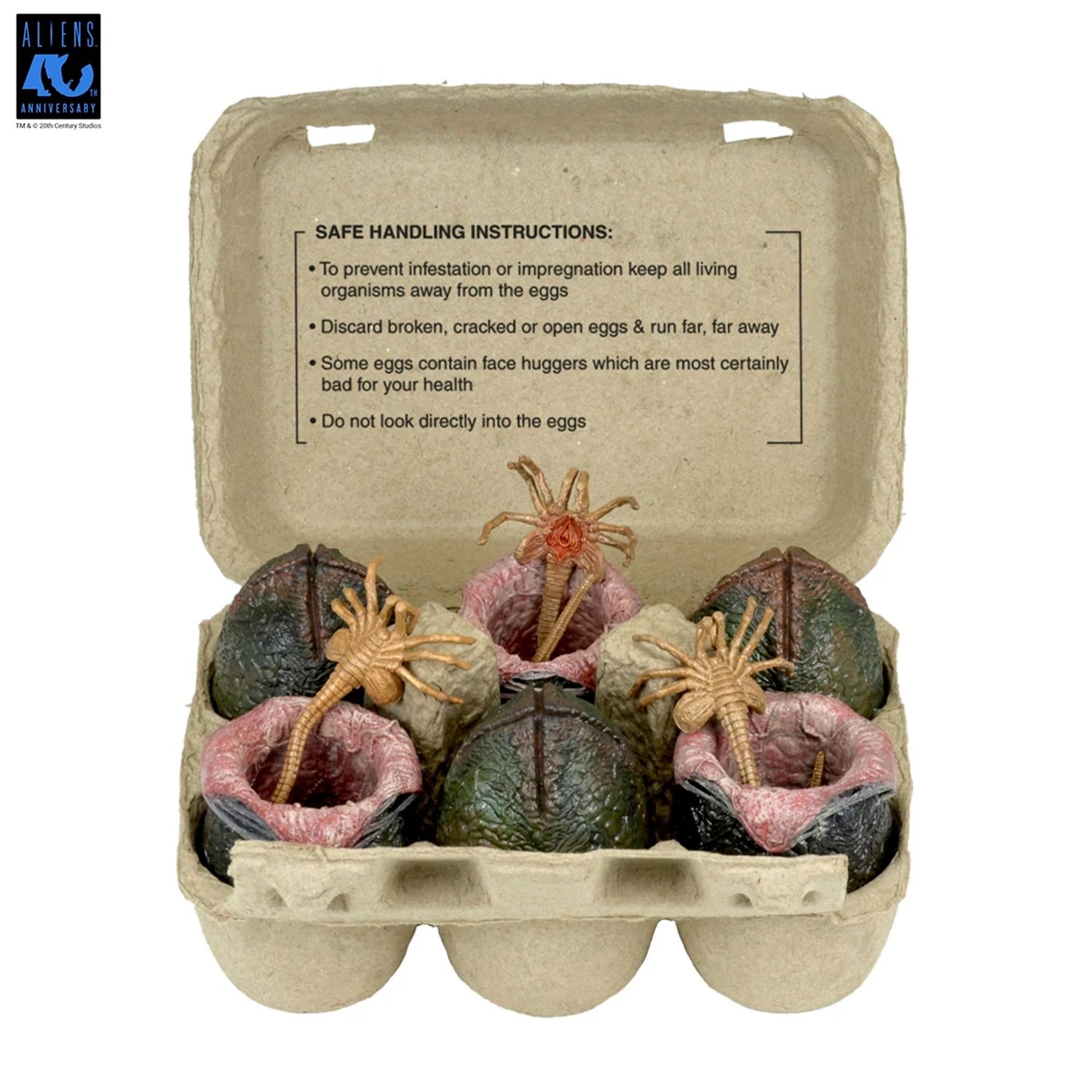 ALIENS - ACCESSORY PACK - 40TH ANNIVERSARY ALIEN EGGS 6-PACK CARTON