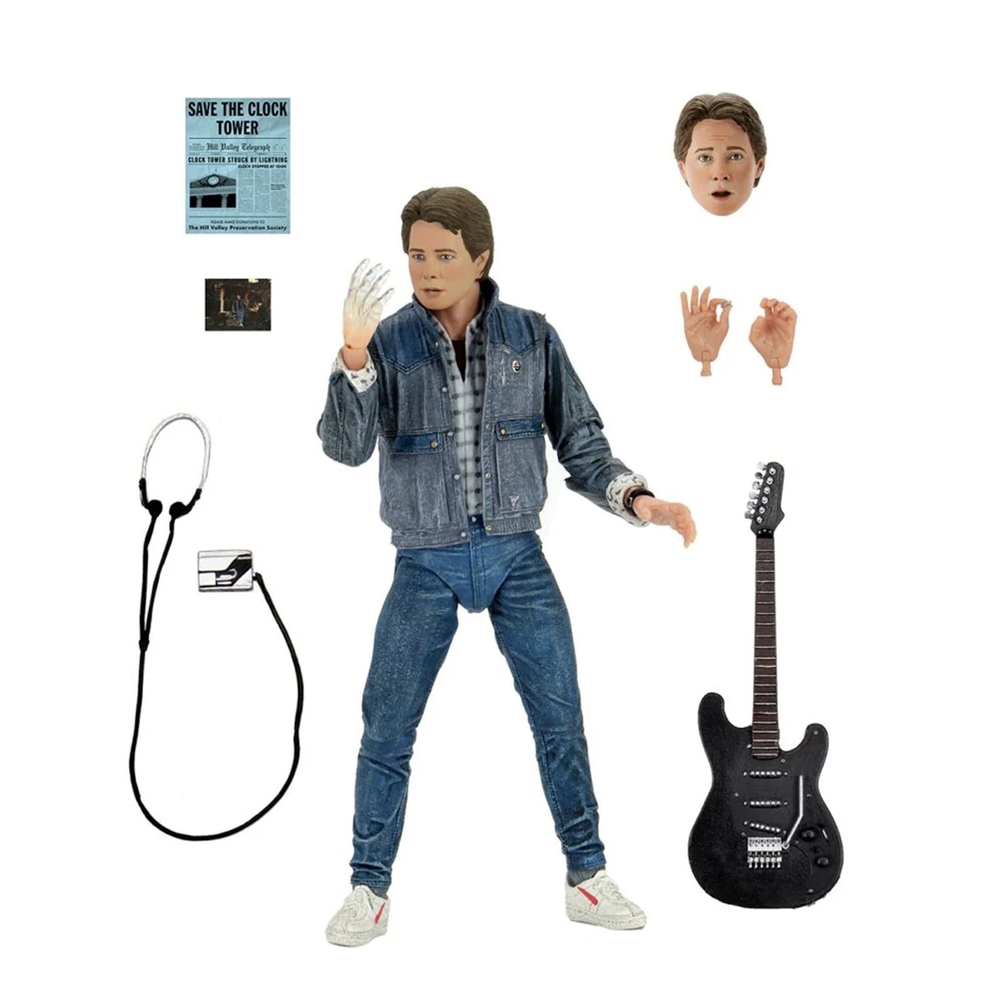 BACK TO THE FUTURE - 7&quot; SCALE ACTION FIGURE – ULTIMATE MARTY MCFLY 85&