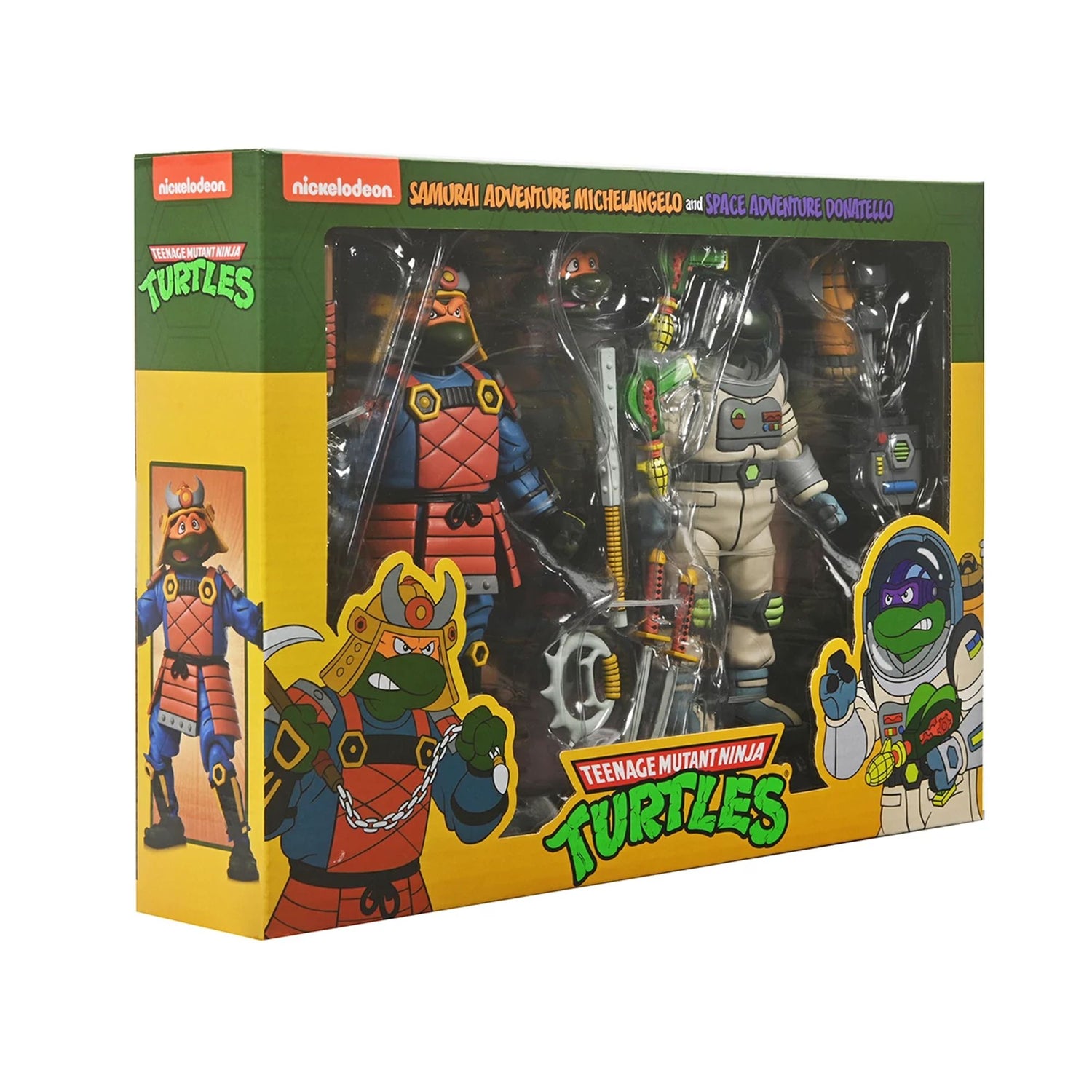 TEENAGE MUTANT NINJA TURTLES (CARTOON) – 7” SCALE ACTION FIGURES - SPACE ADVENTURE &amp;amp; SAMURAI TURTLES