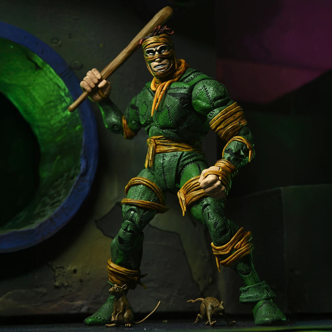 TEENAGE MUTANT NINJA TURTLES (MIRAGE COMICS) - 7&quot; SCALE ACTION FIGURE - RAT KING