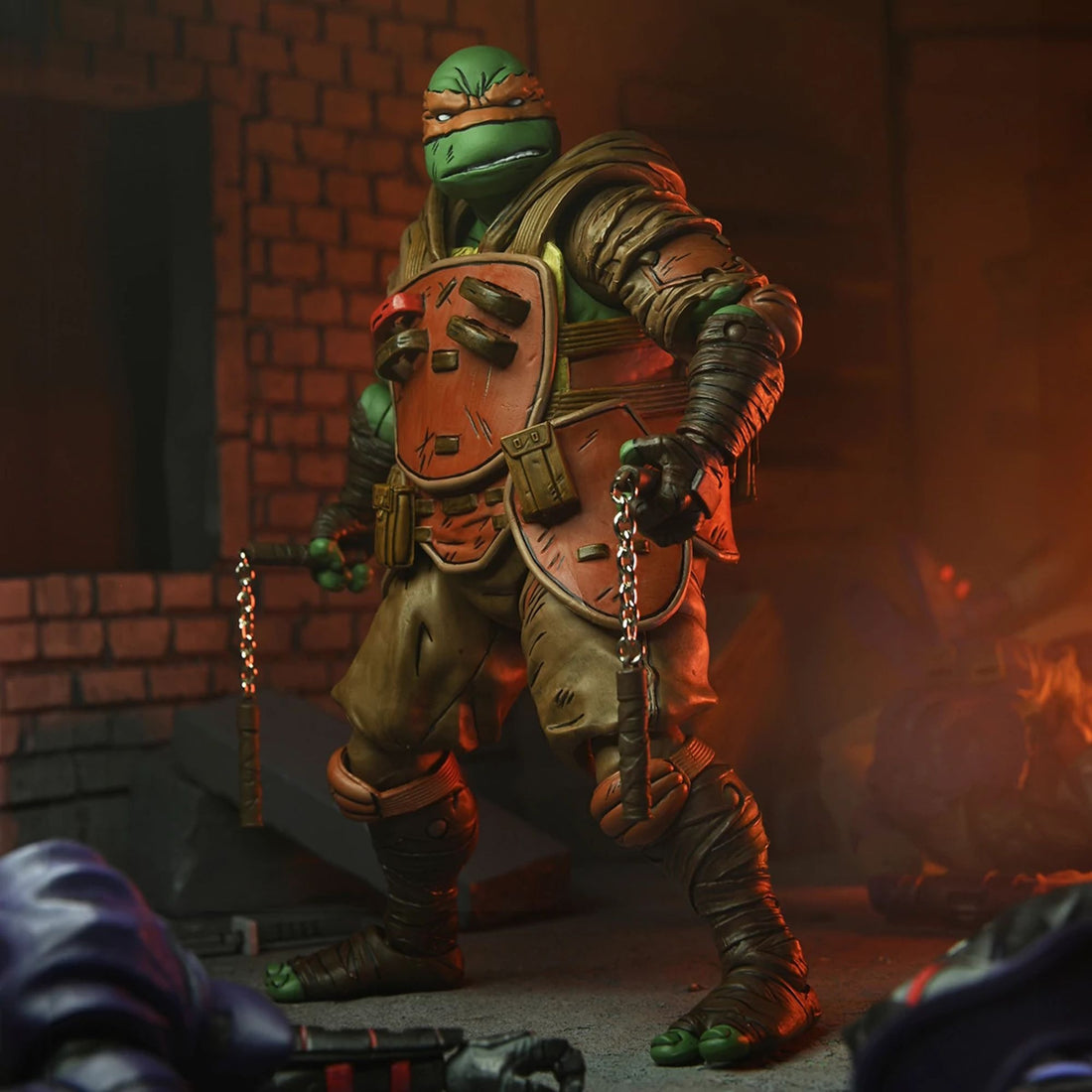 Teenage Mutant Ninja Turtles (The Last Ronin) - 7&quot; Scale Action Figure - Ultimate Flashback Michelan