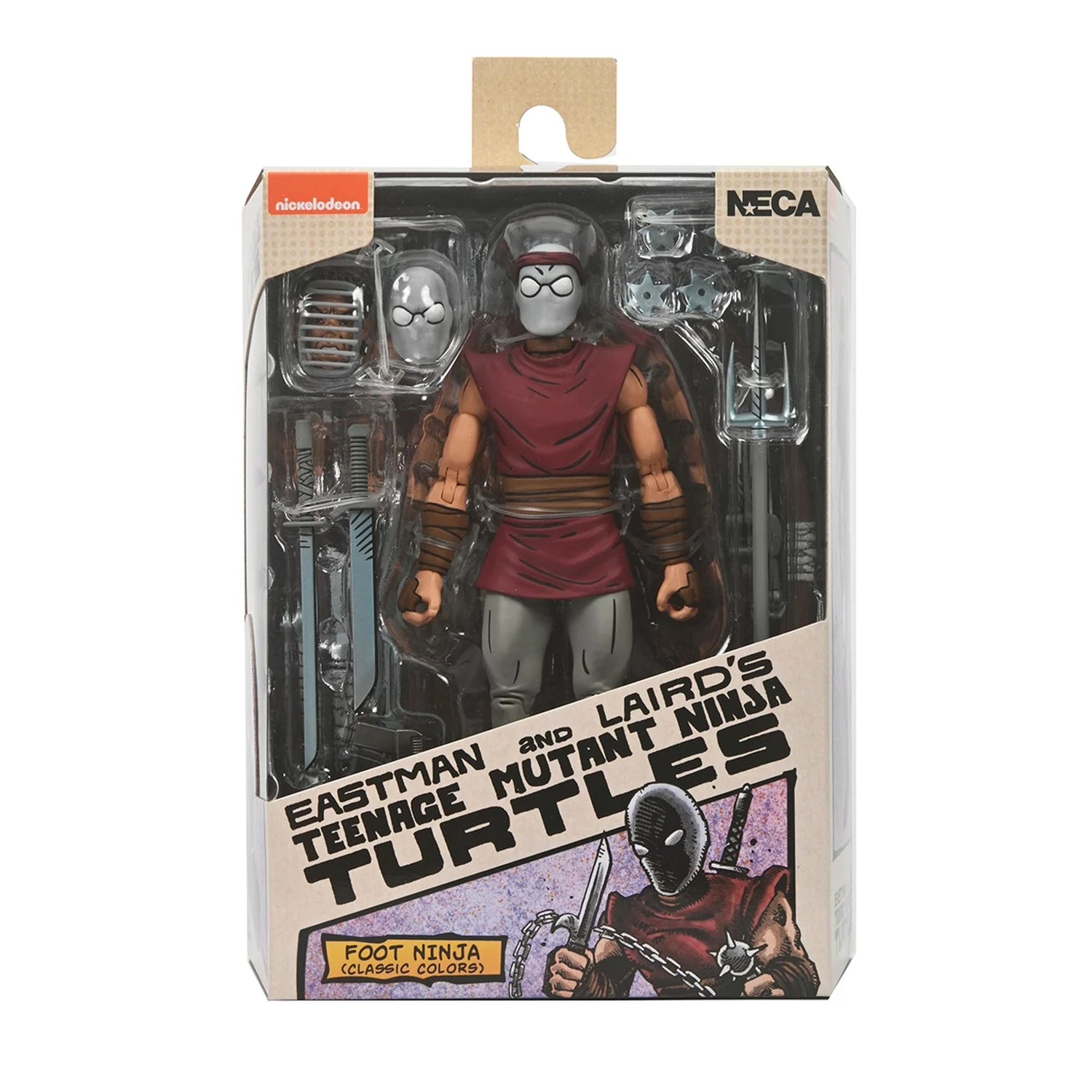 TEENAGE MUTANT NINJA TURTLES (MIRAGE COMICS) - 7&quot; SCALE ACTION FIGURE - FOOT NINJA (CLASSIC COLORS)