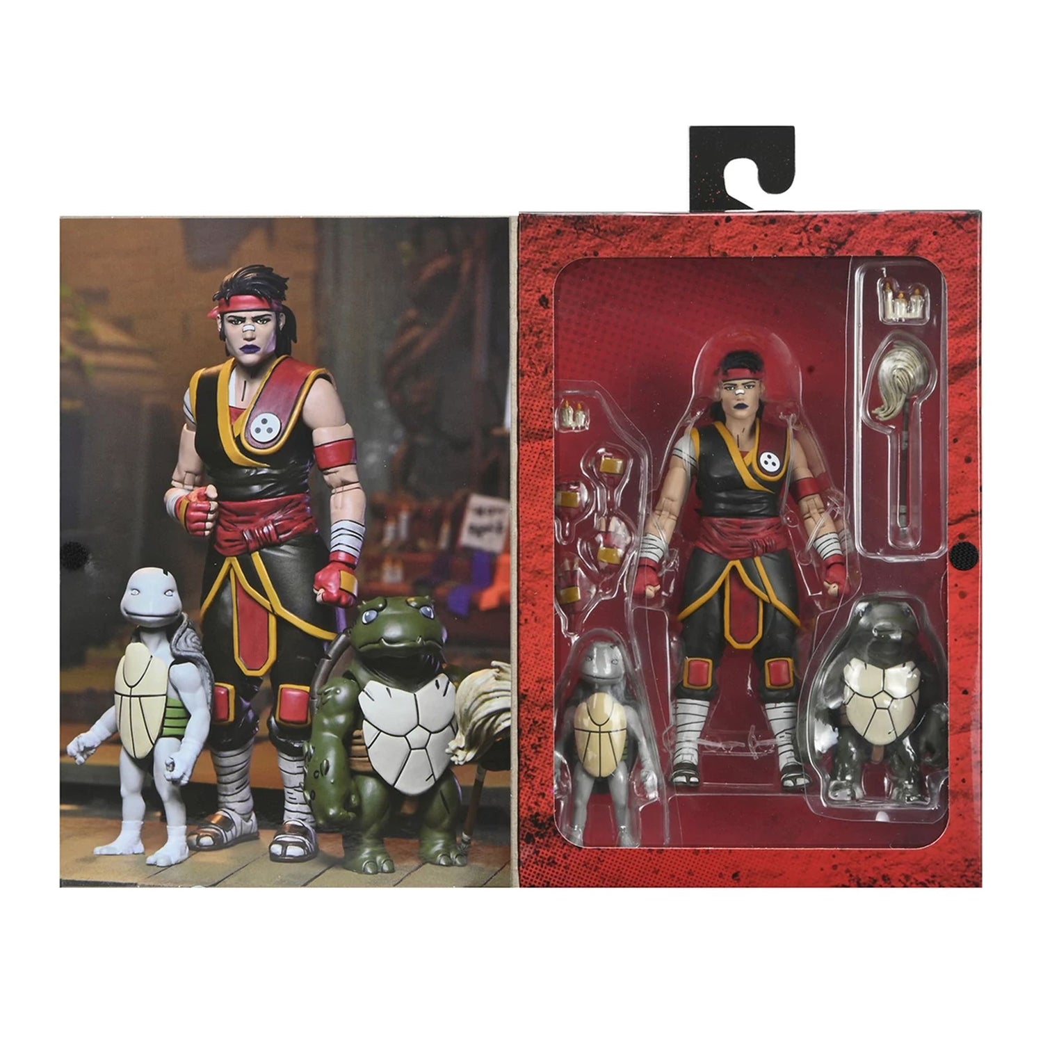 TEENAGE MUTANT NINJA TURTLES (THE LAST RONIN- THE LOST YEARS) - 7” SCALE ACTION FIGURE - CASEY MARIE WITH BABY ODYN &amp; UNO