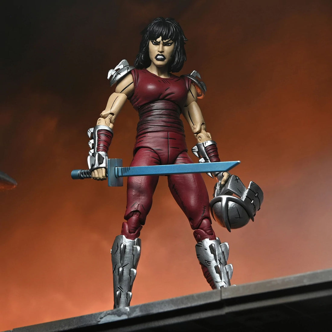 TEENAGE MUTANT NINJA TURTLES (MIRAGE COMICS) - 7&quot; SCALE ACTION FIGURE - KARAI (CITY AT WAR)