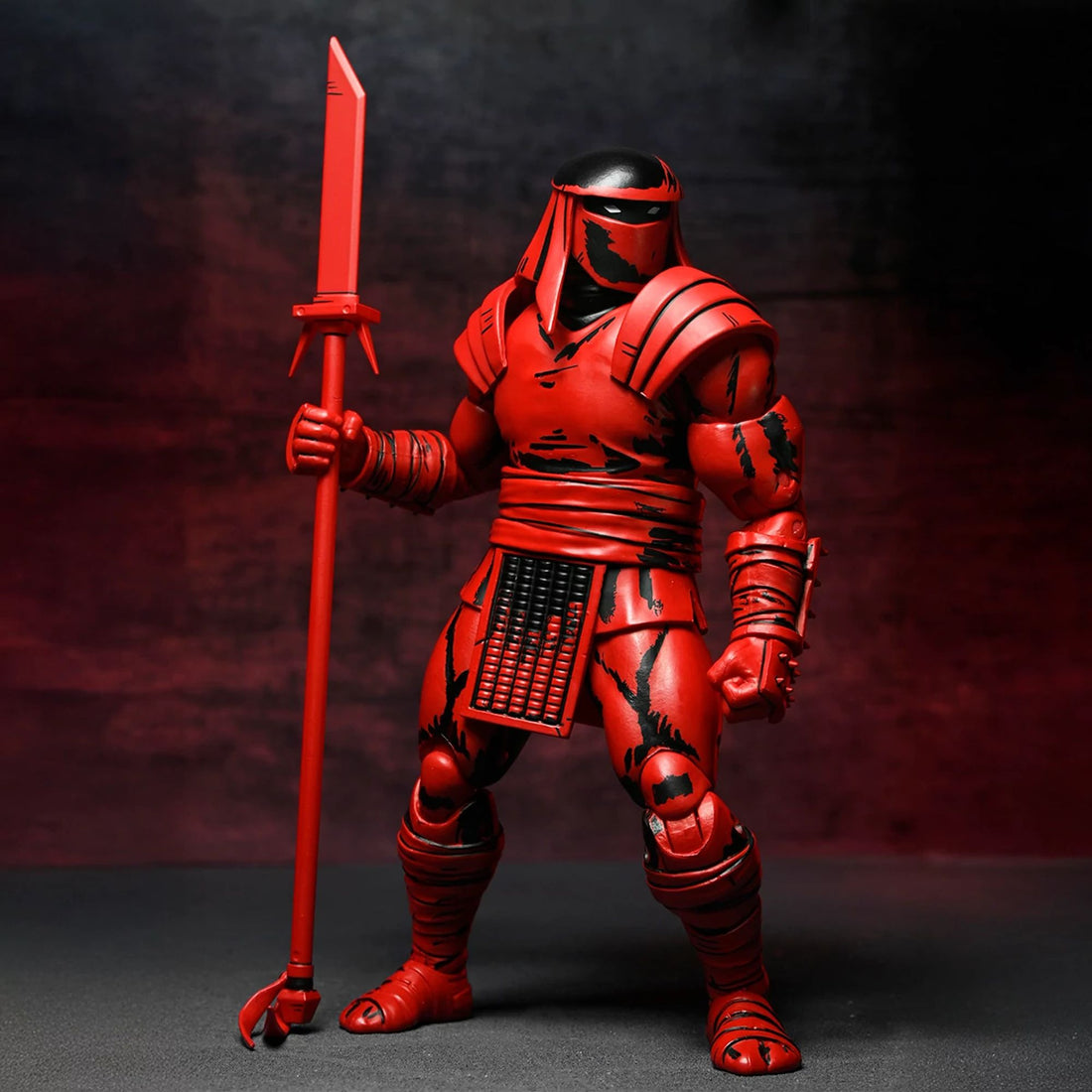 TEENAGE MUTANT NINJA TURTLES (MIRAGE COMICS) - 7" SCALE ACTION FIGURE - RED AND BLACK FOOT ENFORCER