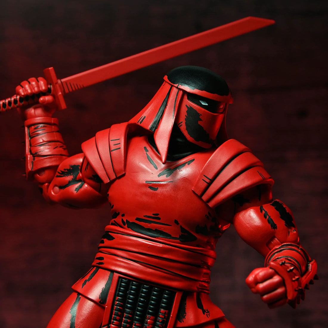 TEENAGE MUTANT NINJA TURTLES (MIRAGE COMICS) - 7" SCALE ACTION FIGURE - RED AND BLACK FOOT ENFORCER