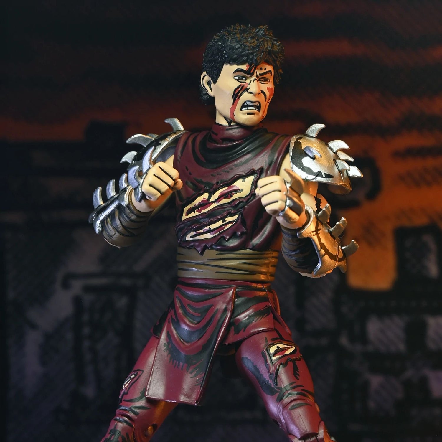 TEENAGE MUTANT NINJA TURTLES (MIRAGE COMICS) - 7&quot; SCALE ACTION FIGURE – BATTLE DAMAGED SHREDDER