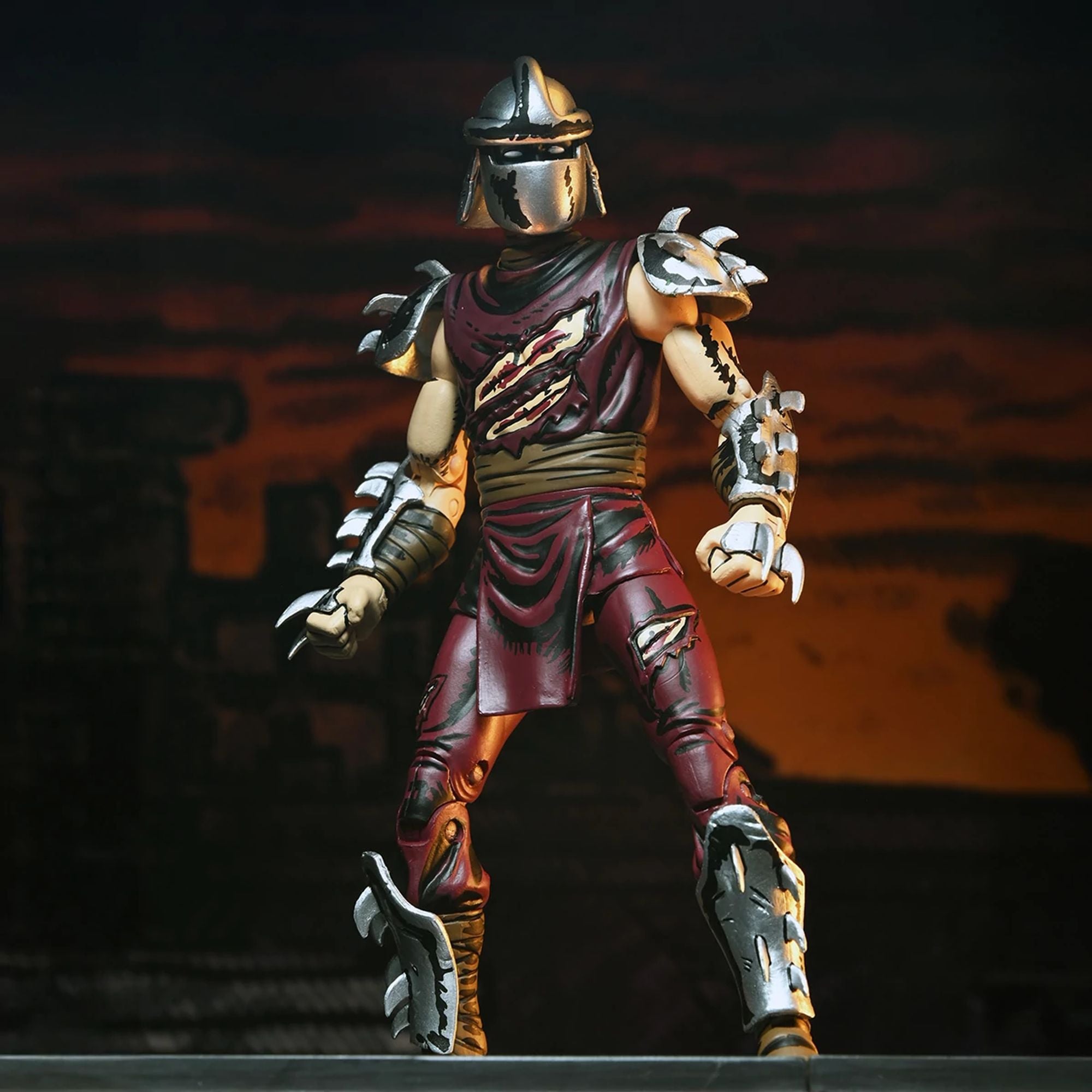 TEENAGE MUTANT NINJA TURTLES (MIRAGE COMICS) - 7&quot; SCALE ACTION FIGURE – BATTLE DAMAGED SHREDDER