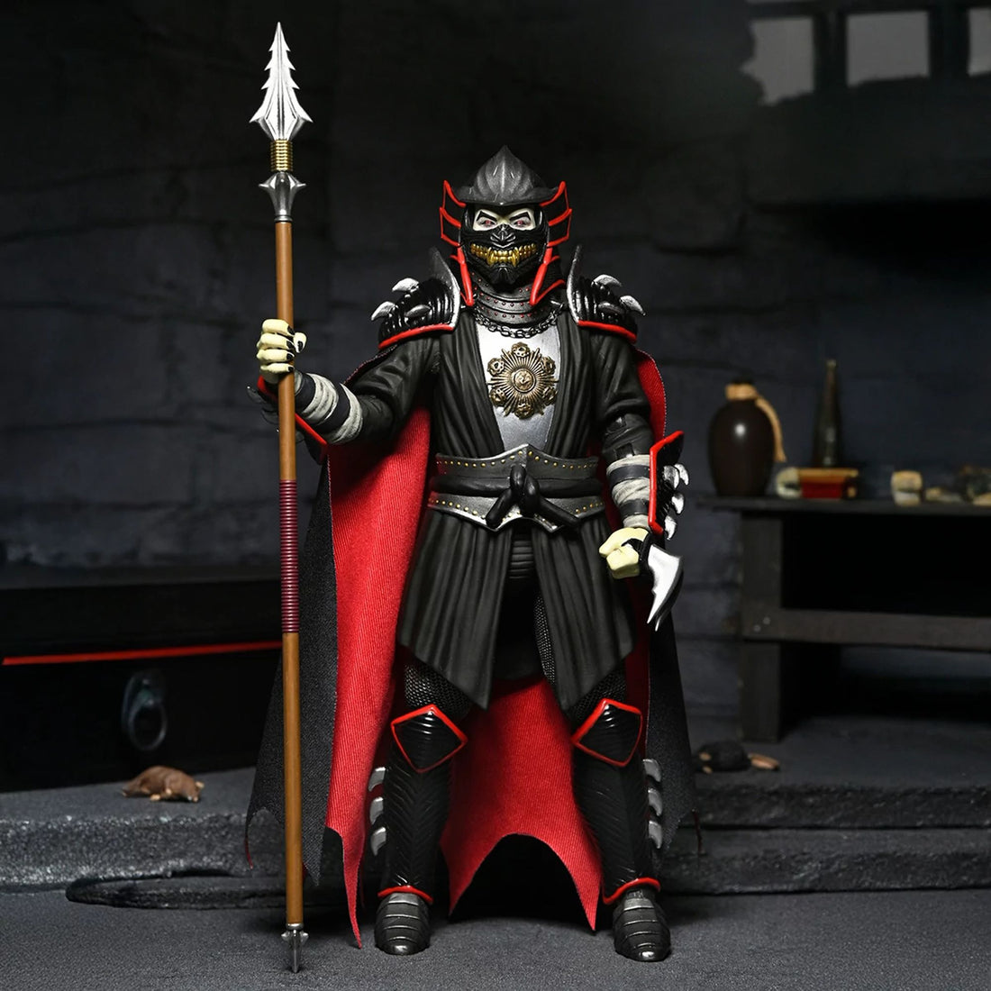 TEENAGE MUTANT NINJA TURTLES X UNIVERSAL MONSTERS - 7” SCALE ACTION FIGURE - SHREDDER AS DRACULA
