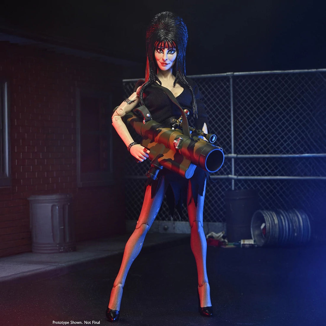 ELVIRA - 8” CLOTHED ACTION FIGURE - COMMANDO ELVIRA