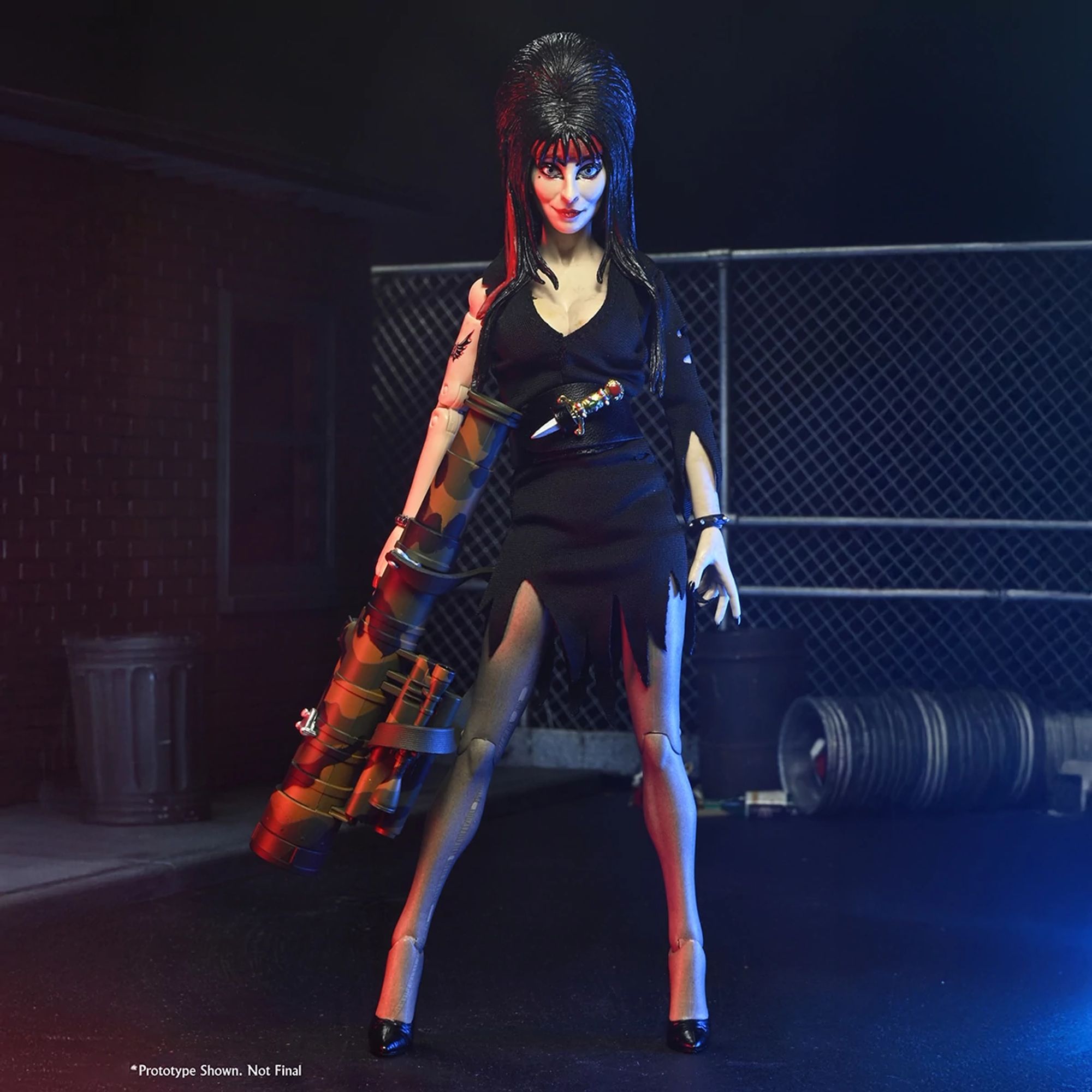 ELVIRA - 8” CLOTHED ACTION FIGURE - COMMANDO ELVIRA