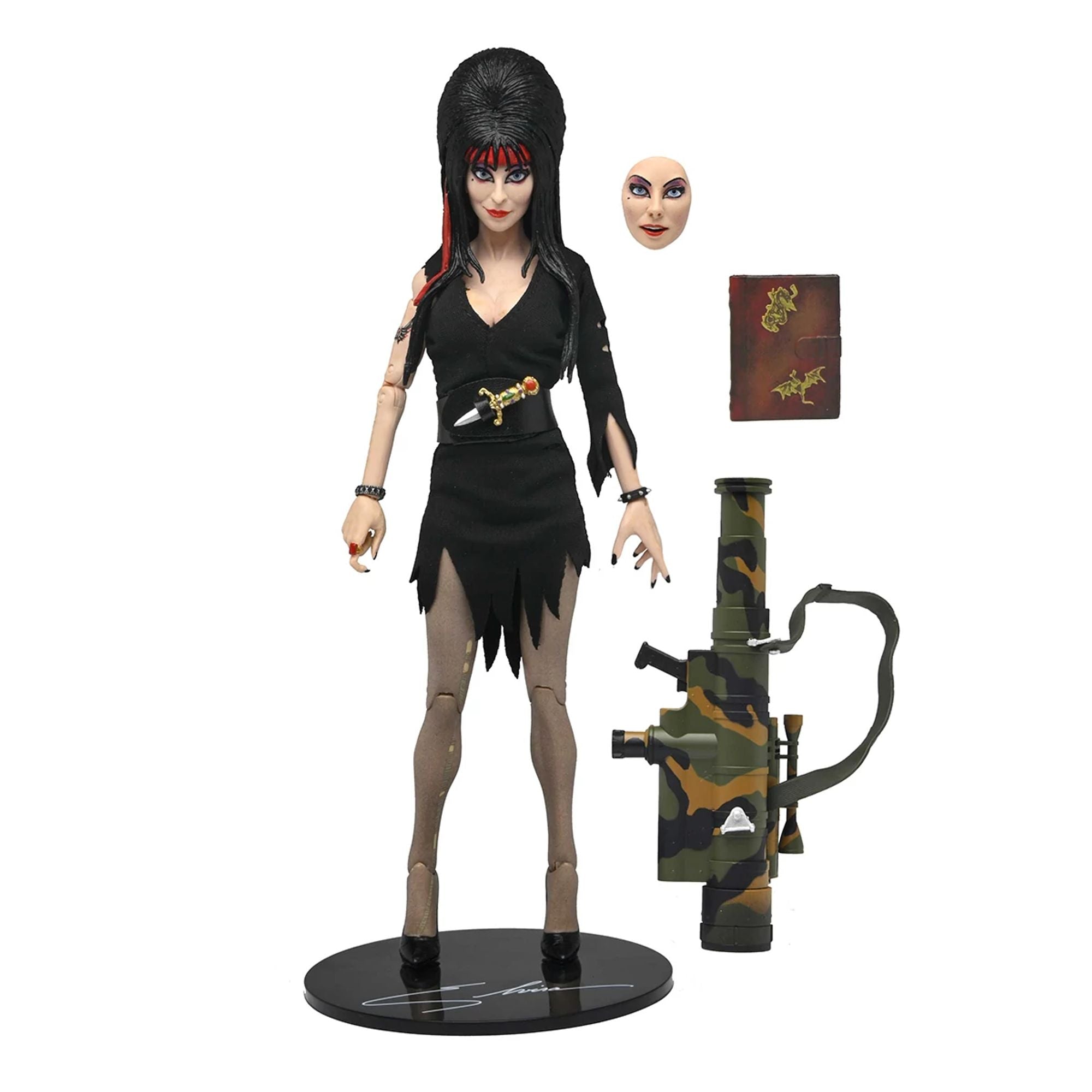 ELVIRA - 8” CLOTHED ACTION FIGURE - COMMANDO ELVIRA