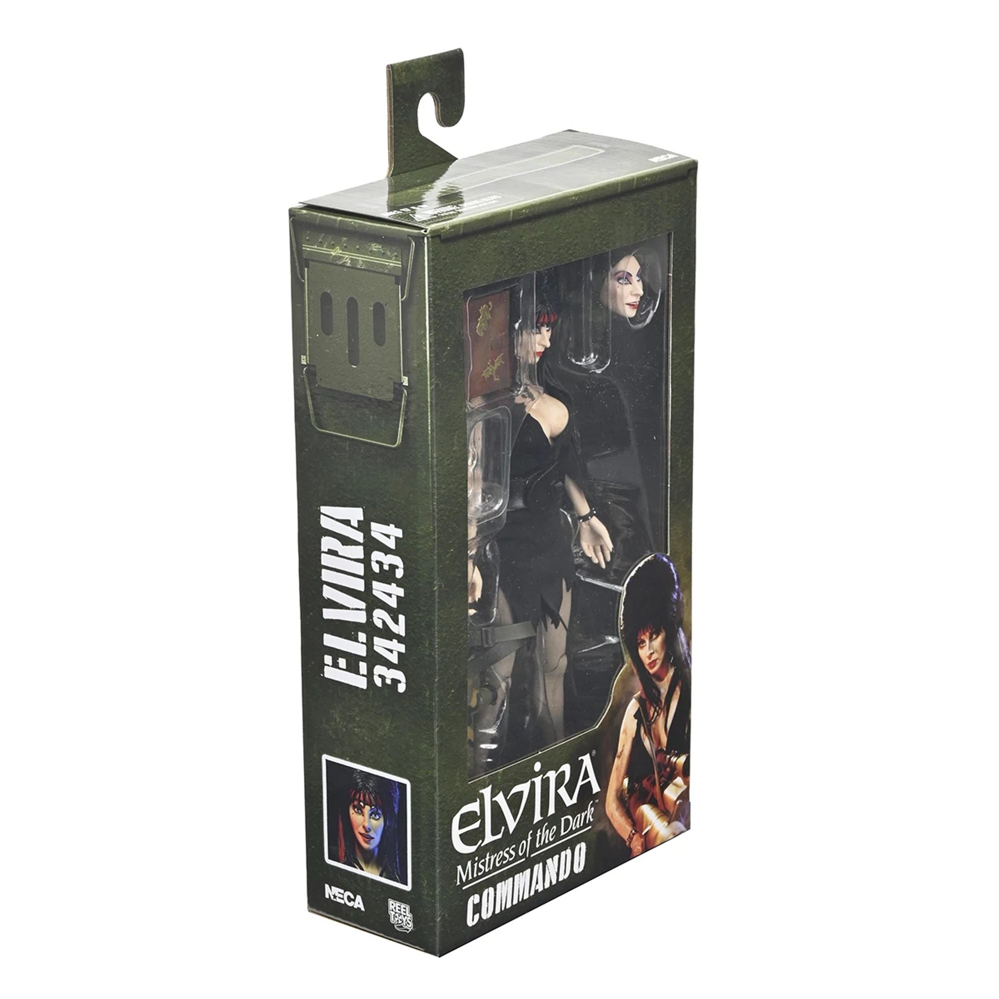 ELVIRA - 8” CLOTHED ACTION FIGURE - COMMANDO ELVIRA