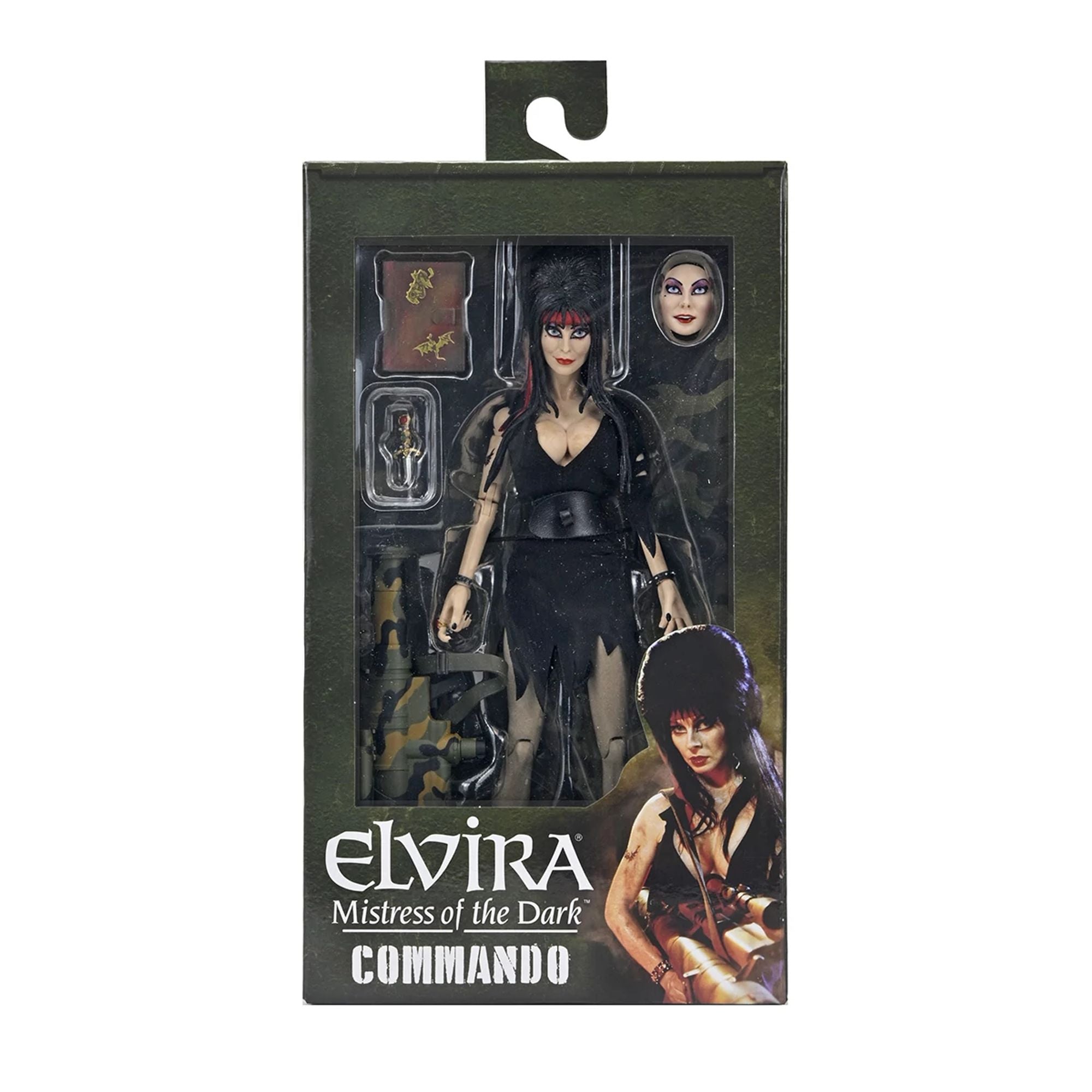 ELVIRA - 8” CLOTHED ACTION FIGURE - COMMANDO ELVIRA