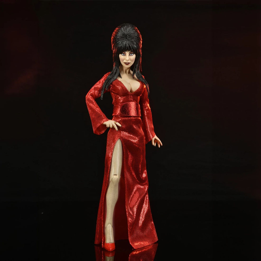 ELVIRA – 8” CLOTHED ACTION FIGURE – ELVIRA “RED, FRIGHT, AND BOO”