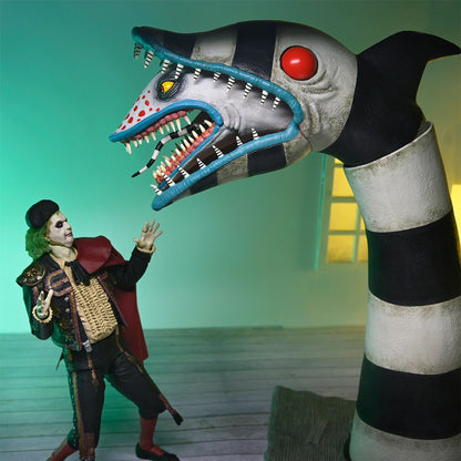BEETLEJUICE BEETLEJUICE - 7&quot; SCALE ACTION FIGURE - ULTIMATE &quot;MATADOR&quot; BEETLEJUICE AND SANDWORM 2 PK