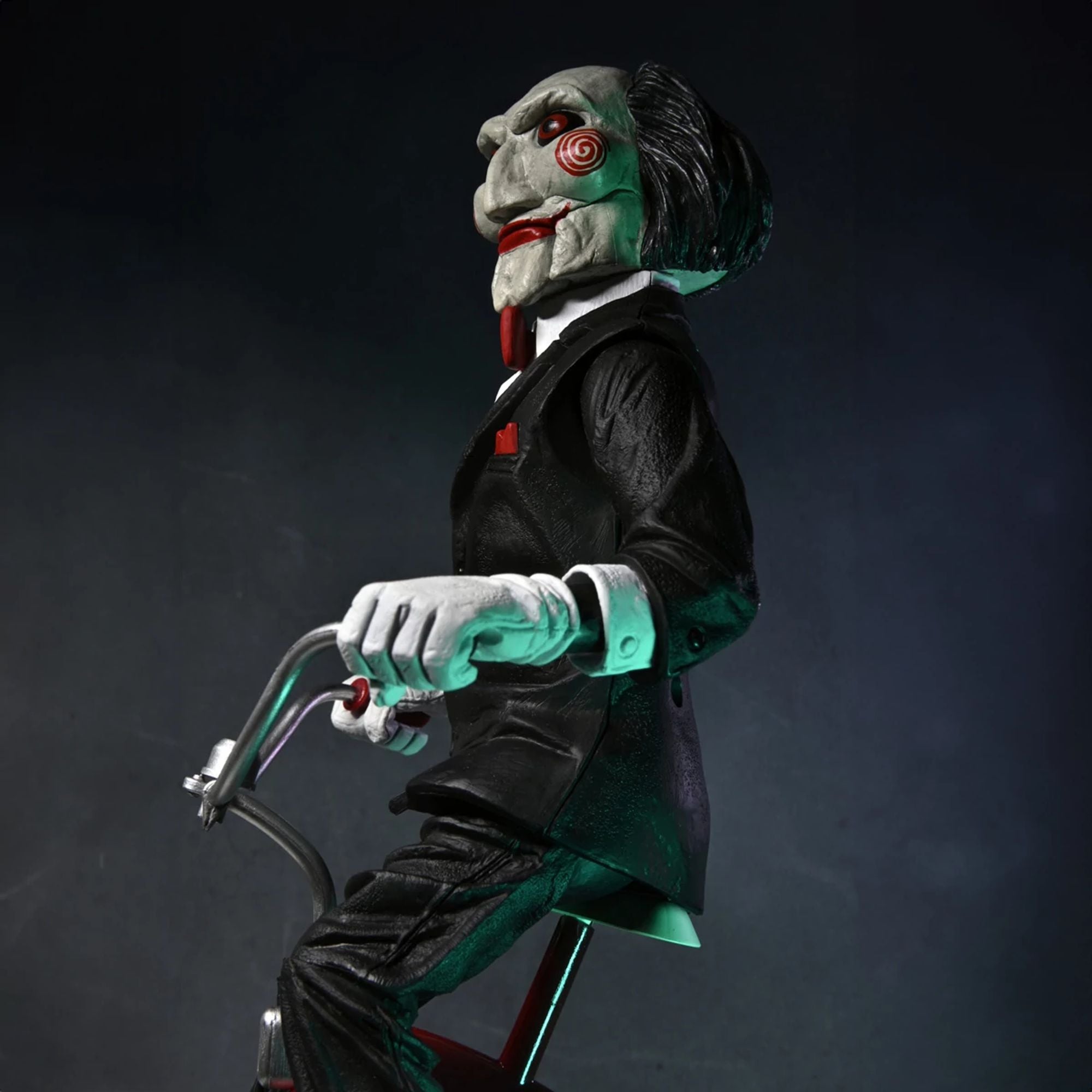 SAW – 12” ACTION FIGURE – W/SOUND RIDING TRICYCLE