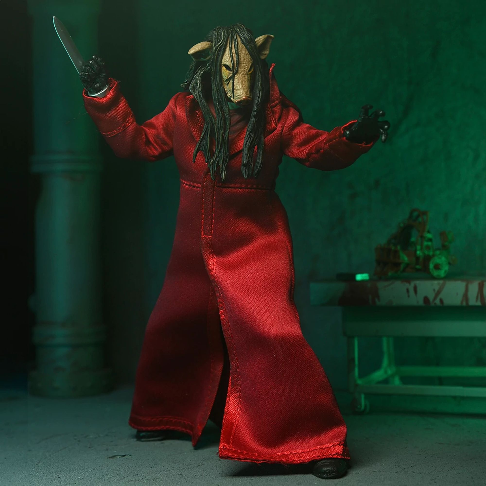 SAW (FRANCHISE) - 7” SCALE ACTION FIGURE - ULTIMATE JIGSAW KILLER (RED ROBE)