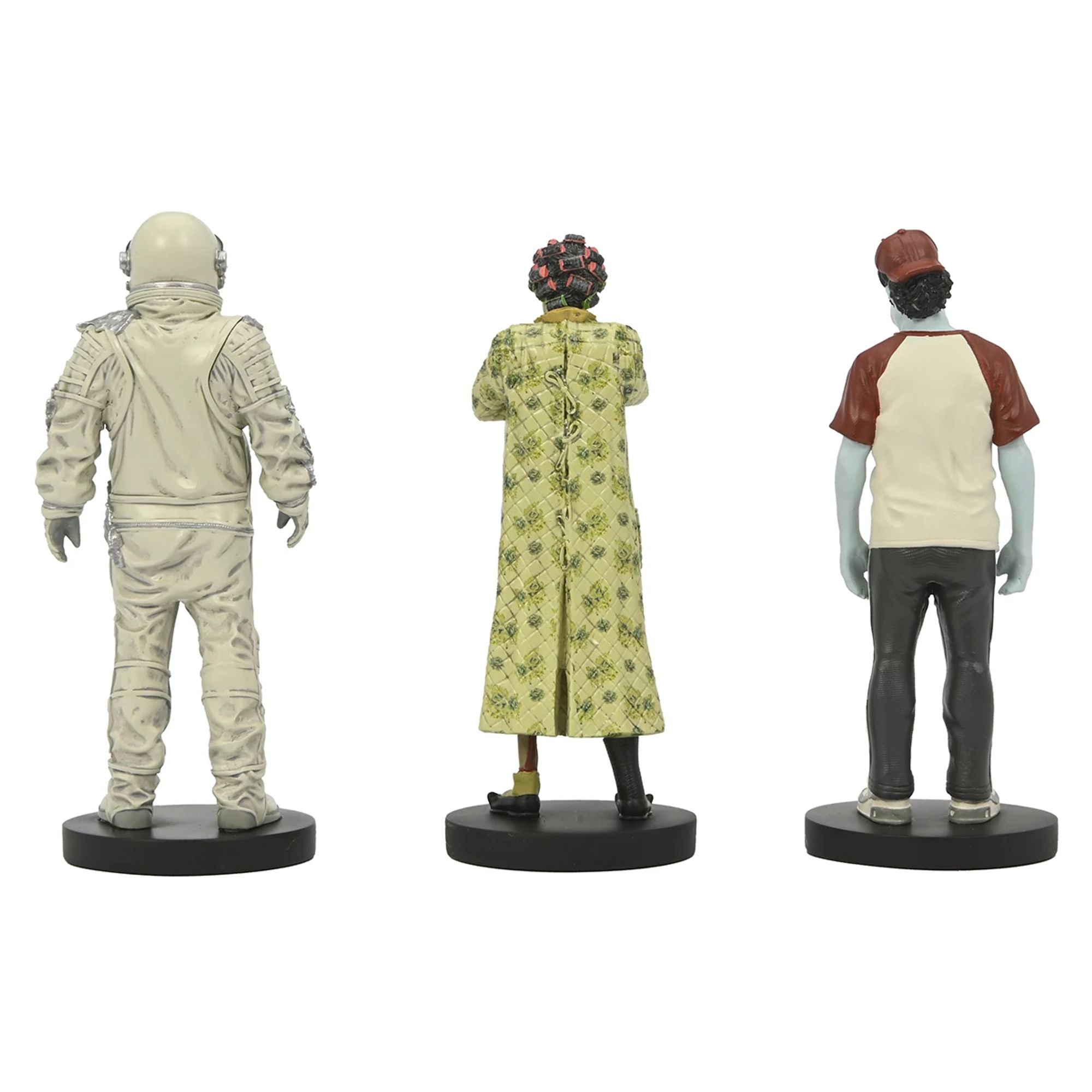 BEETLEJUICE BEETLEJUICE – 3&quot; SET - &quot;WAITING ROOM SET 2&quot; (CAT LADY, SPACE MAN, HOT DOG CHAMPION)