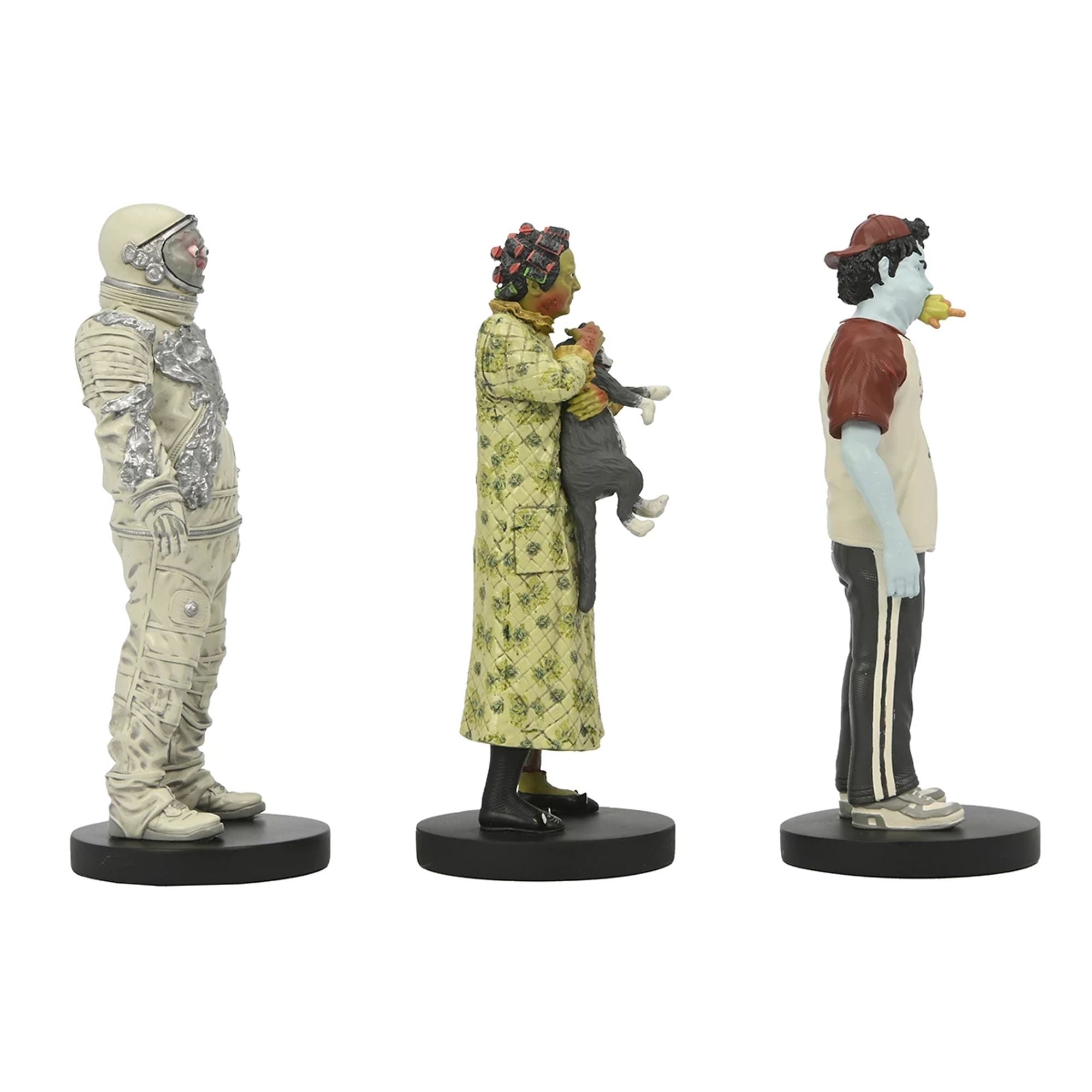 BEETLEJUICE BEETLEJUICE – 3&quot; SET - &quot;WAITING ROOM SET 2&quot; (CAT LADY, SPACE MAN, HOT DOG CHAMPION)