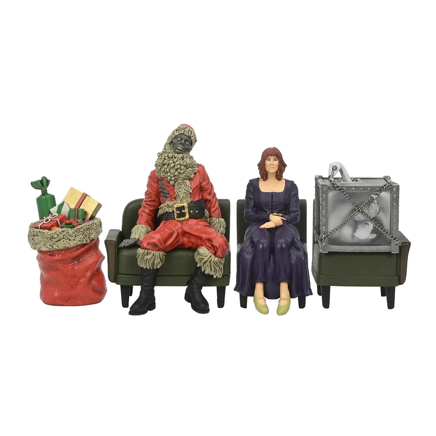 BEETLEJUICE BEETLEJUICE – 3&quot; SET - &quot;WAITING ROOM SET 1&quot; (DELIA, ESCAPE ARTIST, MUMMIFIED SANTA)