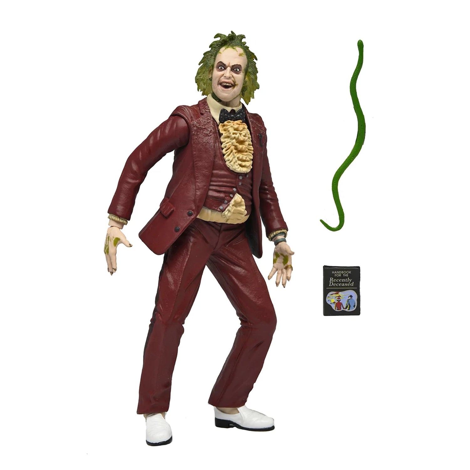 BEETLEJUICE (1988) - 7&quot; SCALE ACTION FIGURE – RED TUXEDO BEETLEJUICE IN BLISTER PACKAGING