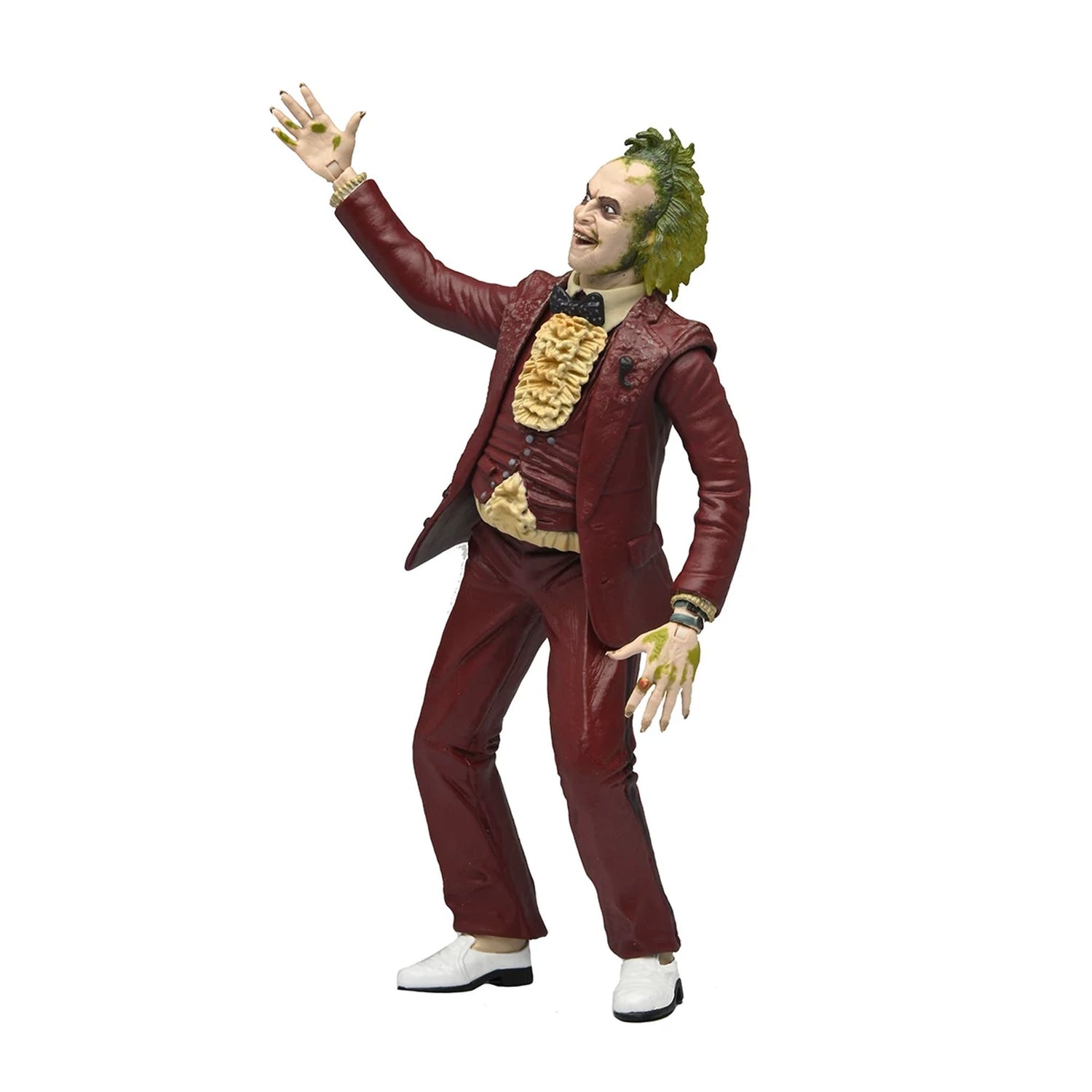 BEETLEJUICE (1988) - 7&quot; SCALE ACTION FIGURE – RED TUXEDO BEETLEJUICE IN BLISTER PACKAGING