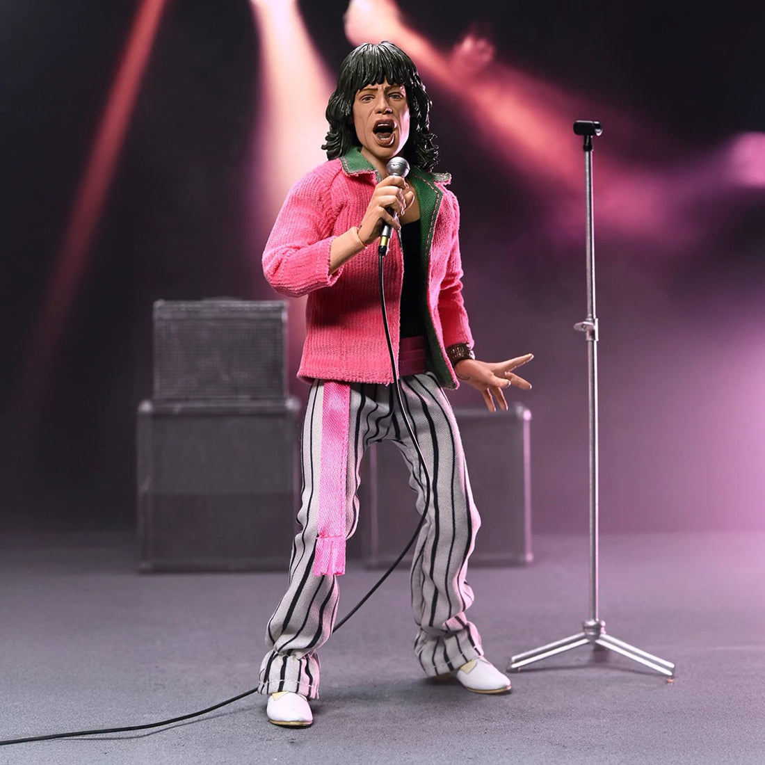 THE ROLLING STONES - 8” CLOTHED ACTION FIGURE – MICK JAGGER (1975) FIGURE