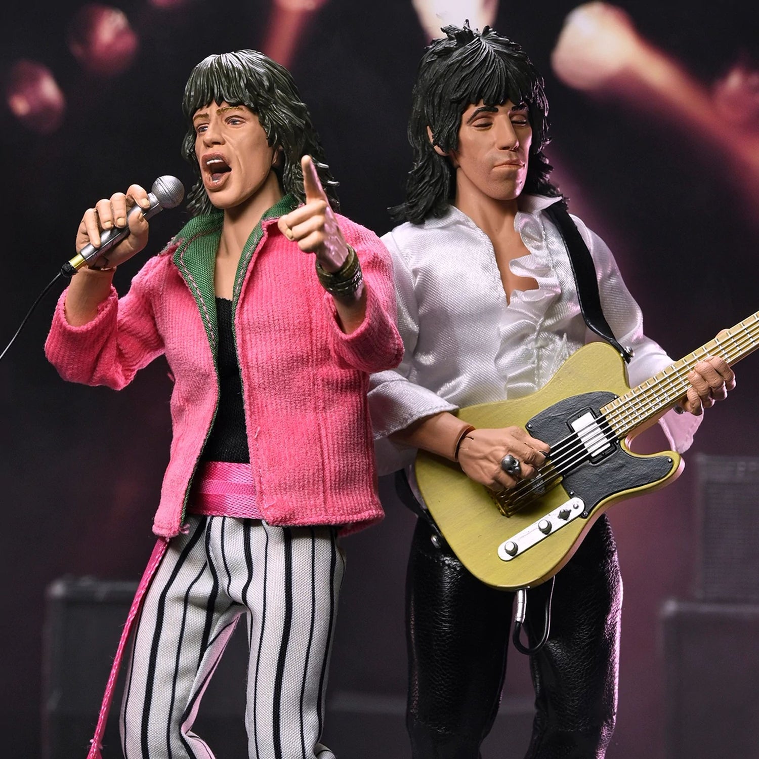THE ROLLING STONES - 8” CLOTHED ACTION FIGURE – MICK JAGGER (1975) FIGURE