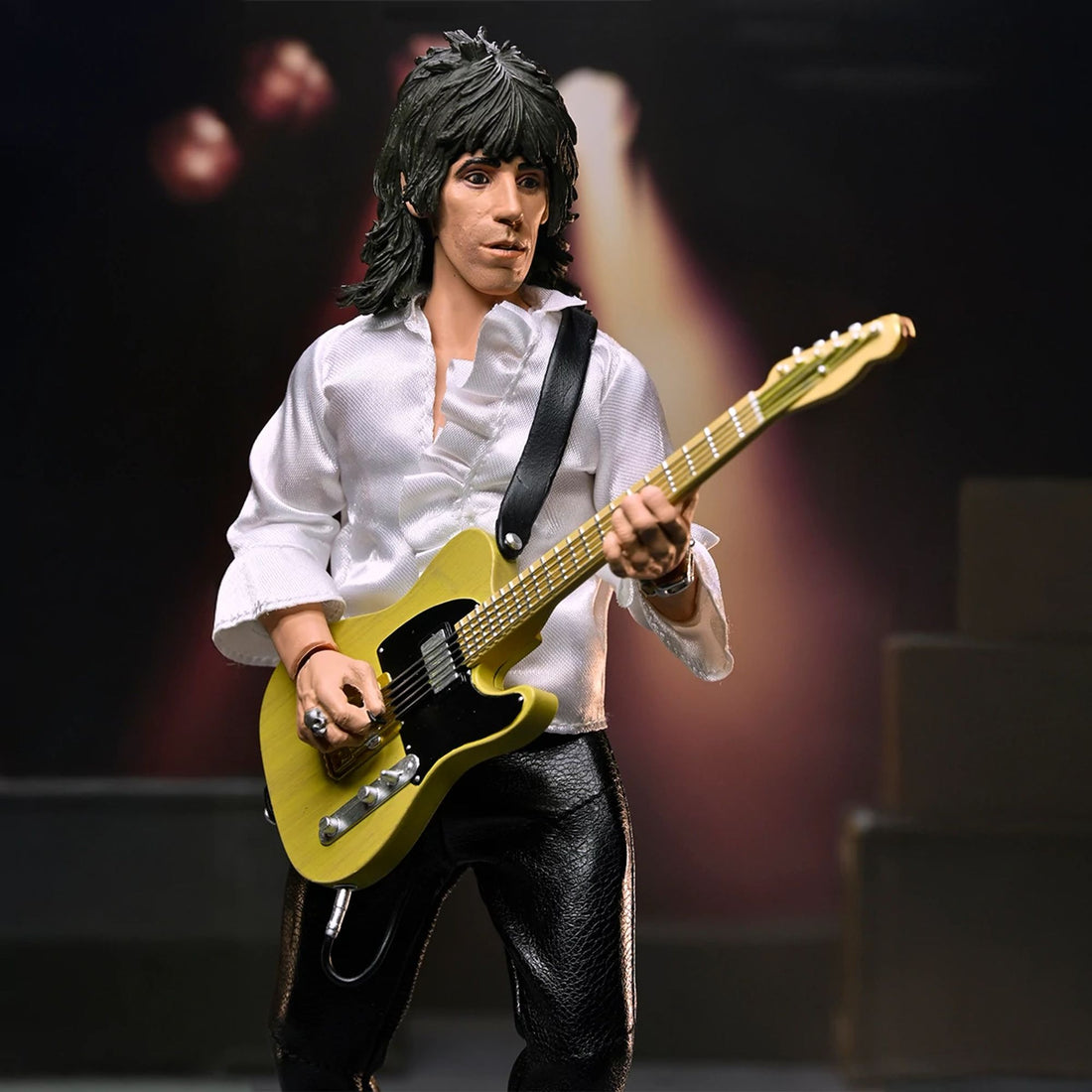 THE ROLLING STONES - 8” CLOTHED ACTION FIGURE - KEITH RICHARDS (1975) FIGURE