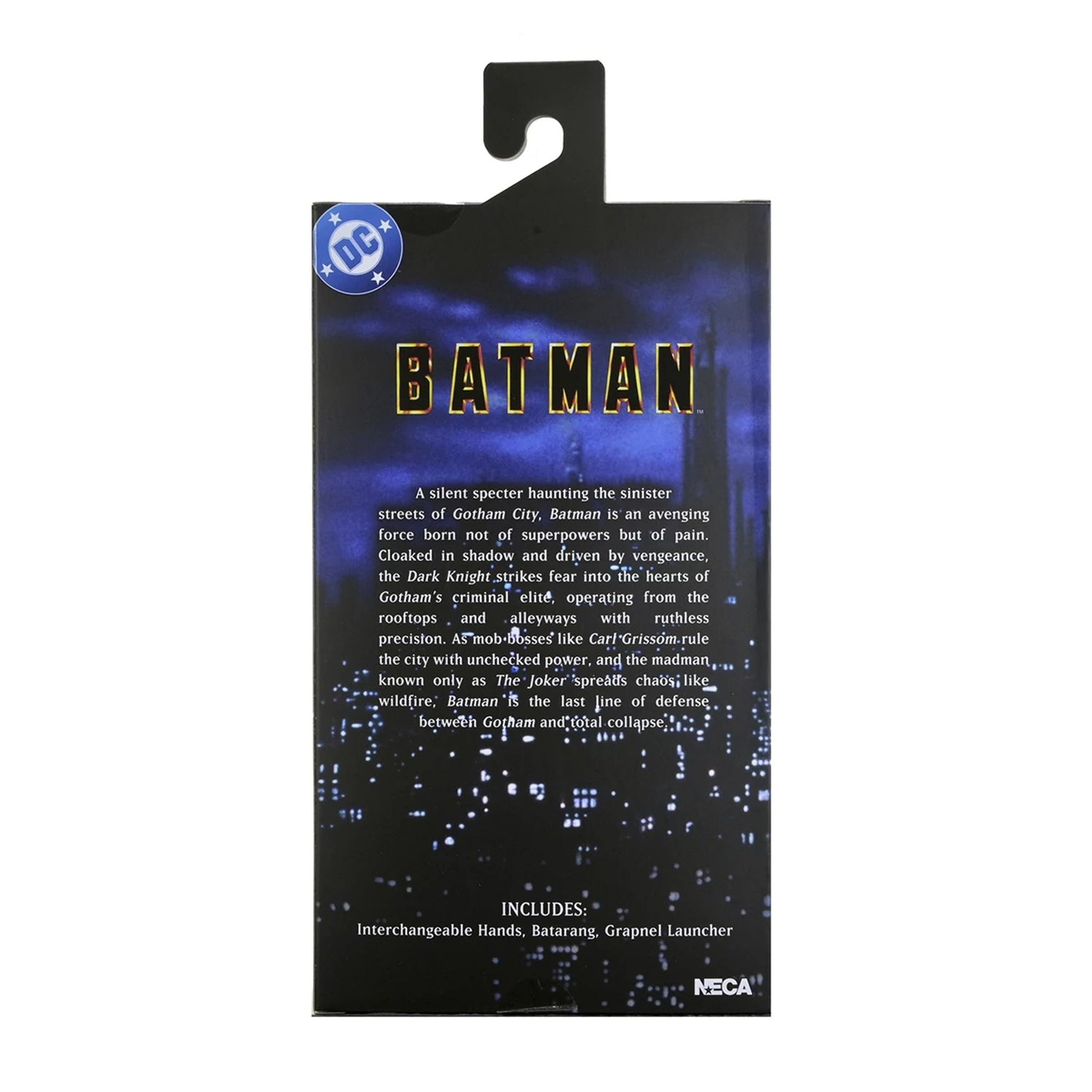 BATMAN (1989 FILM) - 8” CLOTHED ACTION FIGURE - BATMAN